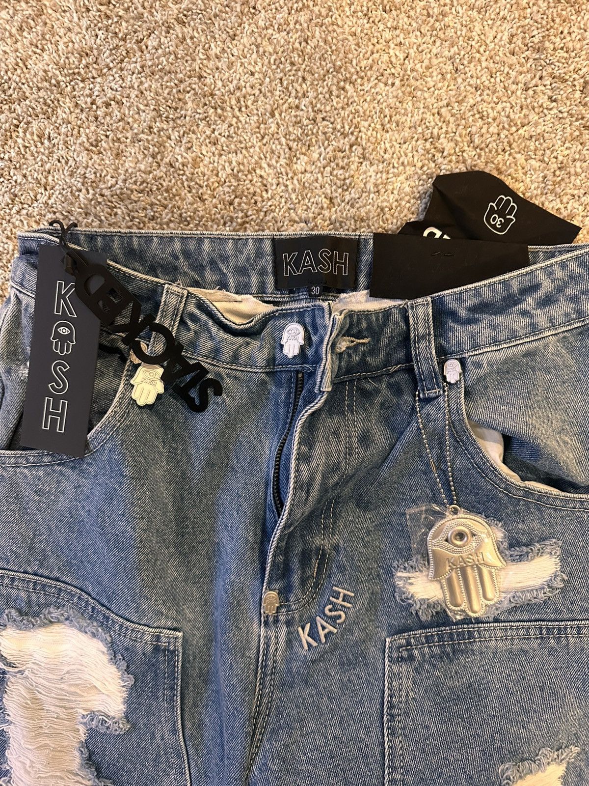 Other Ripped Jeans Size US 30 / EU 46 - 2 Thumbnail