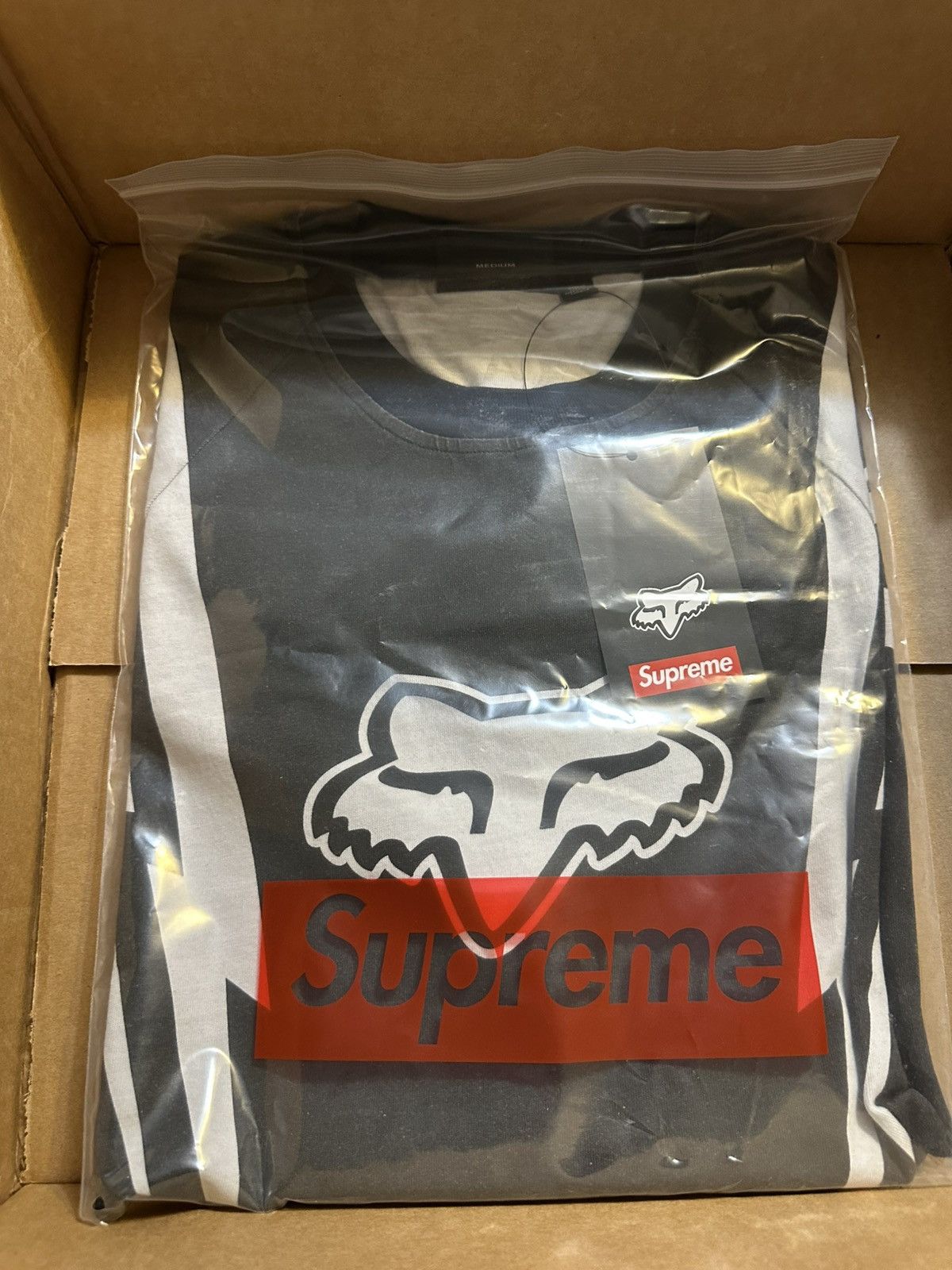 Fox Racing × Supreme Supreme Fox Racing Long Sleeve Top Medium Size US M / EU 48-50 / 2 - 2 Thumbnail