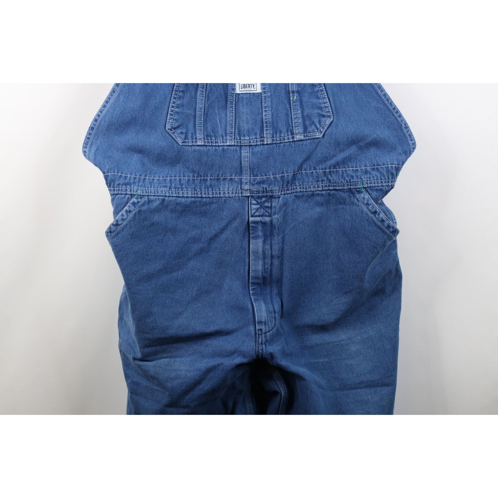 Vintage Vintage 90s Streetwear Distressed Wide Leg Denim Overalls Size US 44 / EU 60 - 3 Thumbnail