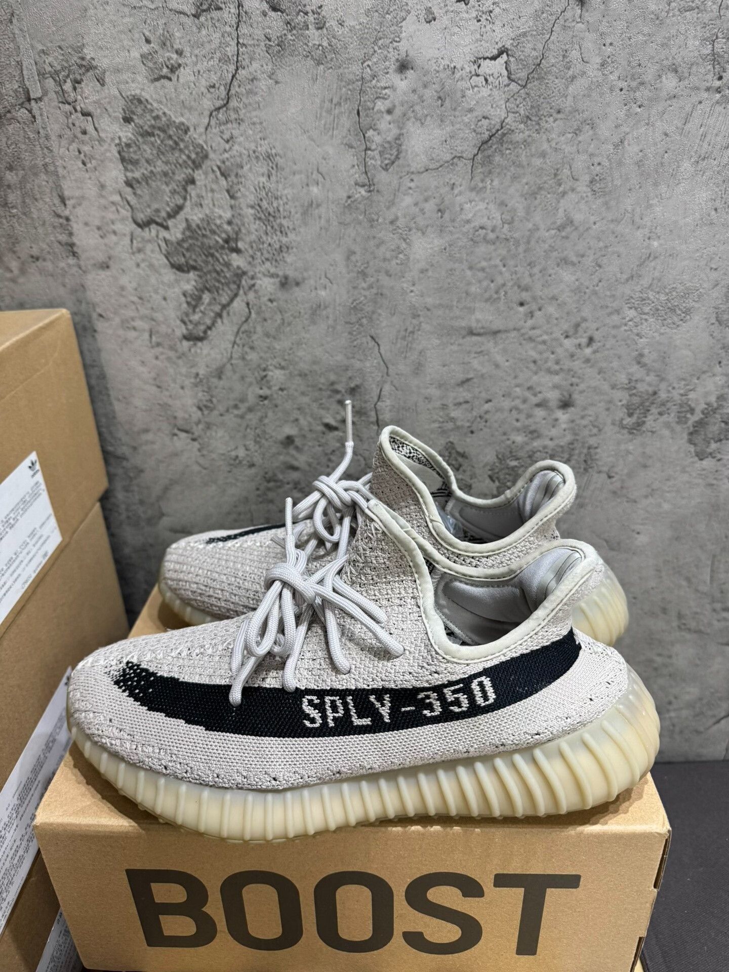 Adidas Adidas YEEZY350 Gray Lowtop Sneakers 42 Men Size US 9 / EU 42 - 1 Thumbnail