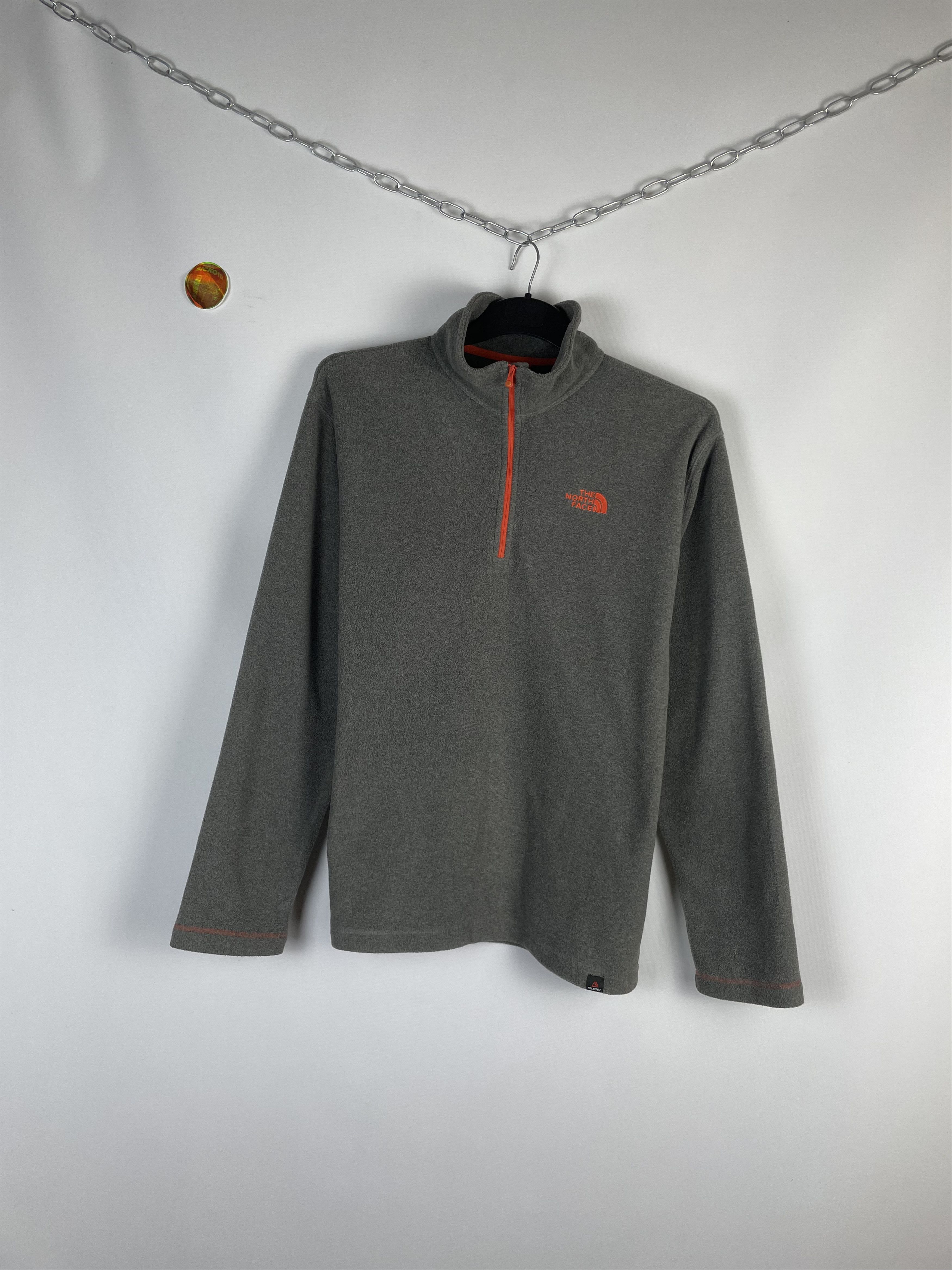 The North Face Vintage The North Face 1/4 Zip Fleece Jacket Size US L / EU 52-54 / 3 - 2 Thumbnail