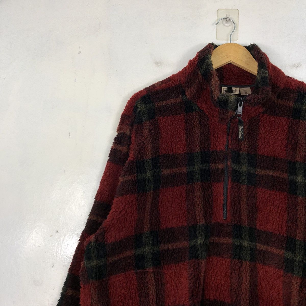 Woolrich Woolen Mills Vintage Woolrich Checkered Fleece Jacket Size US XL / EU 56 / 4 - 6 Thumbnail