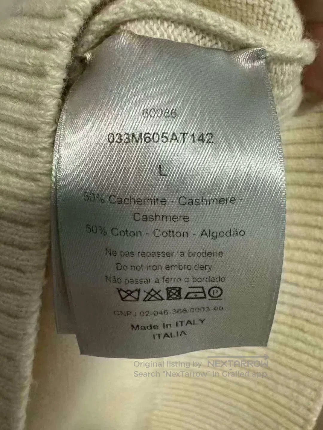 Dior dior x air jordan collaboration sweater. Size US L / EU 52-54 / 3 - 4 Thumbnail