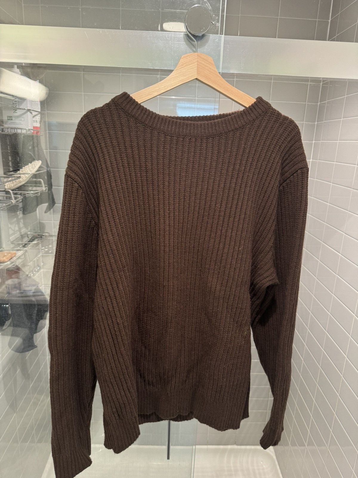 Zara Brown Medium Chunky Knit Sweater Size US XL / EU 56 / 4 - 1 Thumbnail