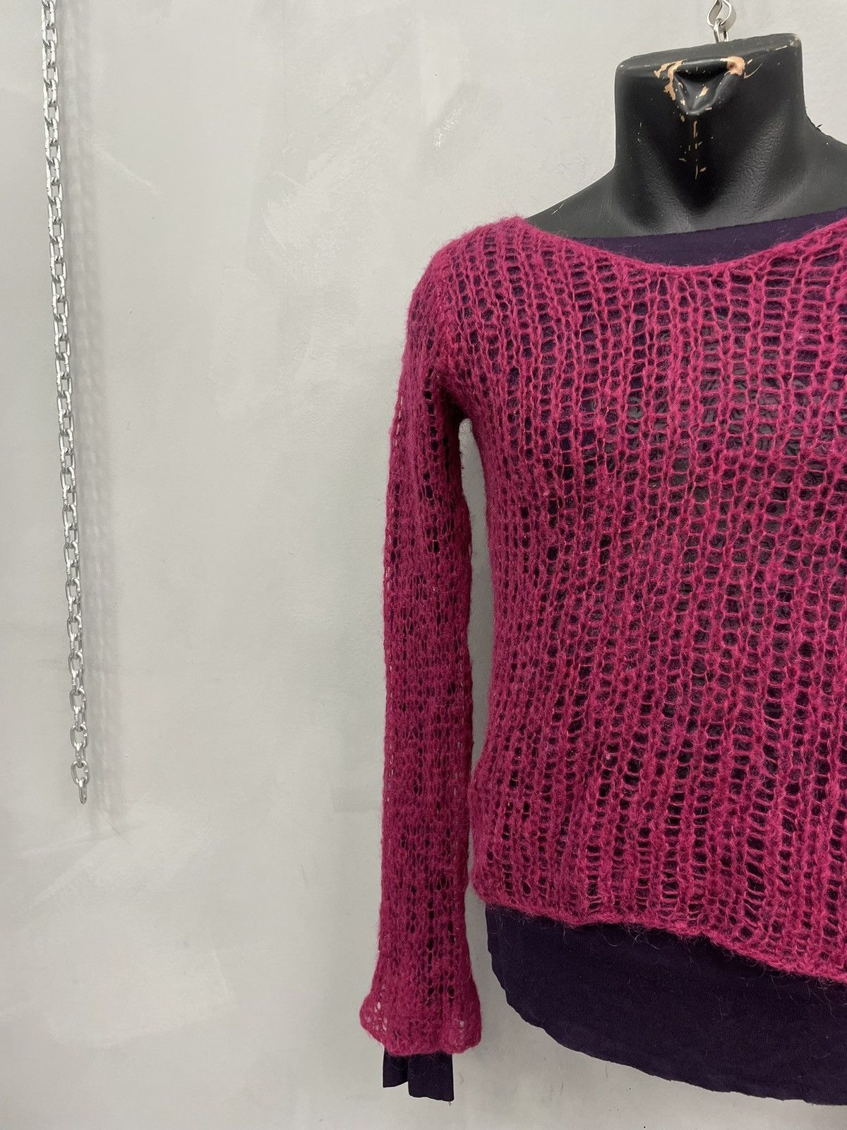 Diesel Mohair mesh sweater y2k diesel JPG style retro style Size S / US 4 / IT 40 - 3 Thumbnail