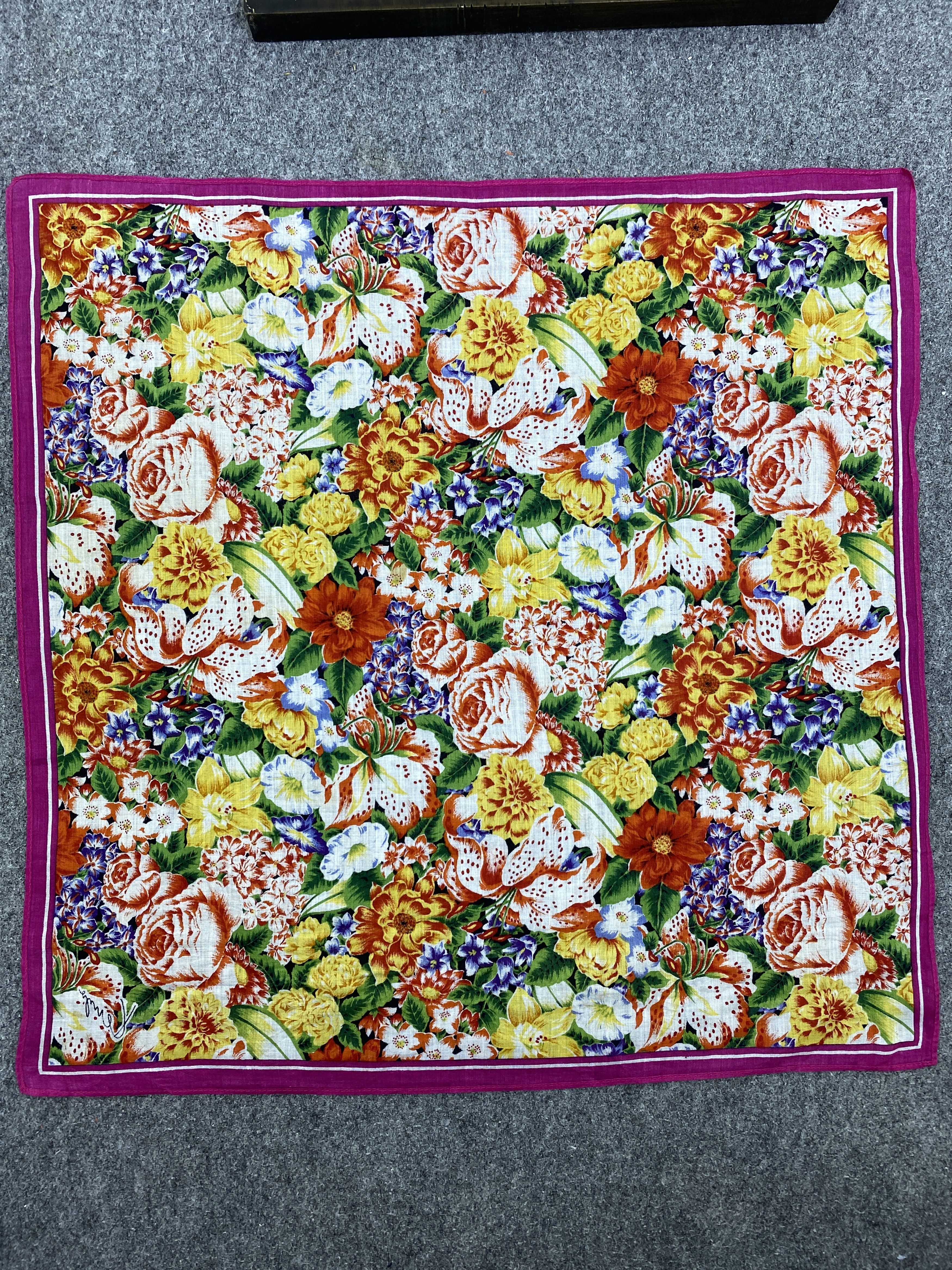 Kenzo Vintage Kenzo Handkerchief / Neckerchief HKC1024 Size ONE SIZE - 7 Thumbnail