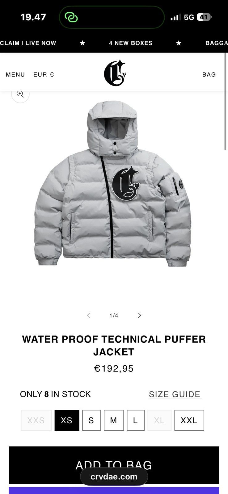 Other Corvidae puffer never used Size US S / EU 44-46 / 1 - 3 Thumbnail