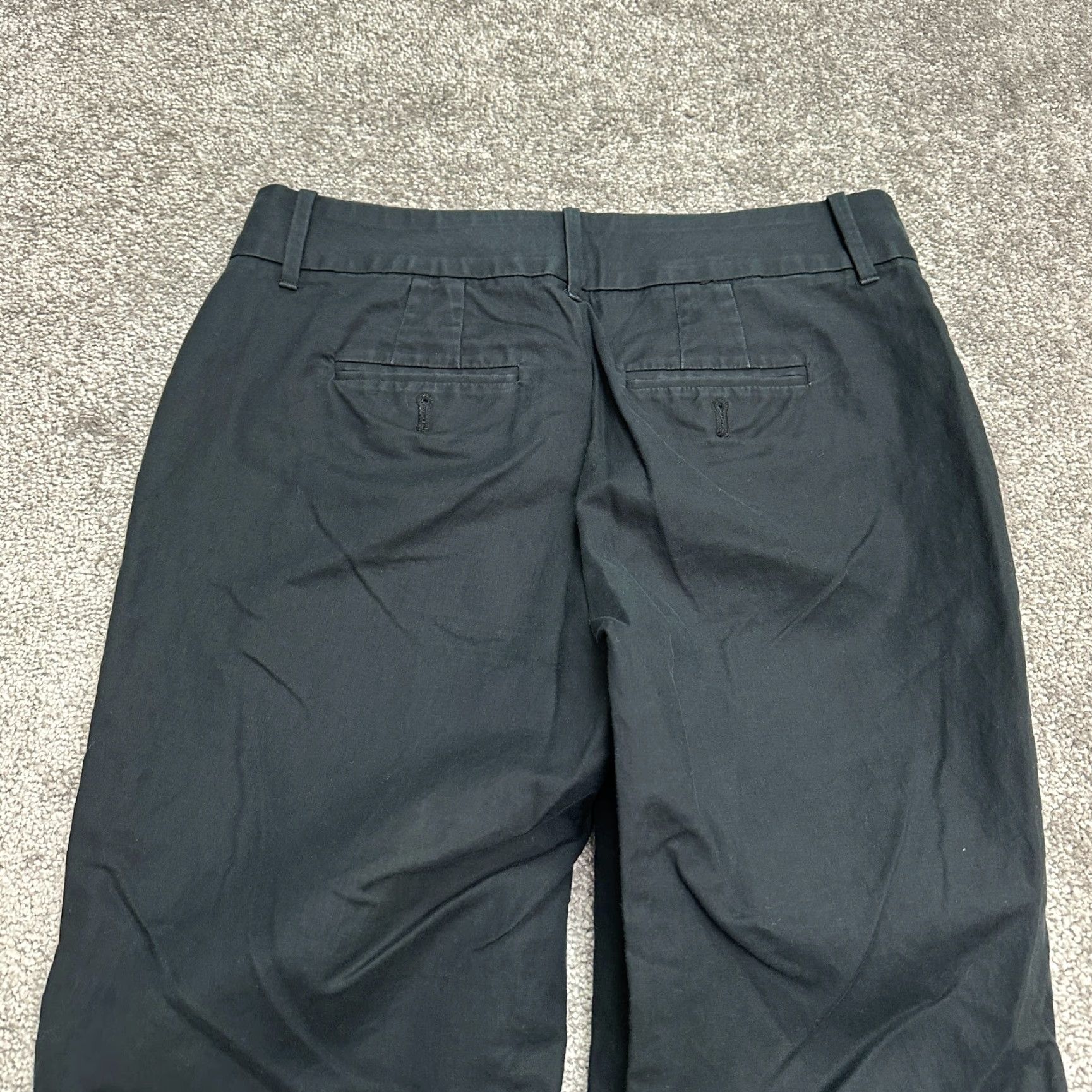 Banana Republic Banana Republic Flare Leg Dress Pants Womens 2S Black Mid Rise 30x28 Classic Workwear Size 26" / US 2 / IT 38 - 4 Thumbnail