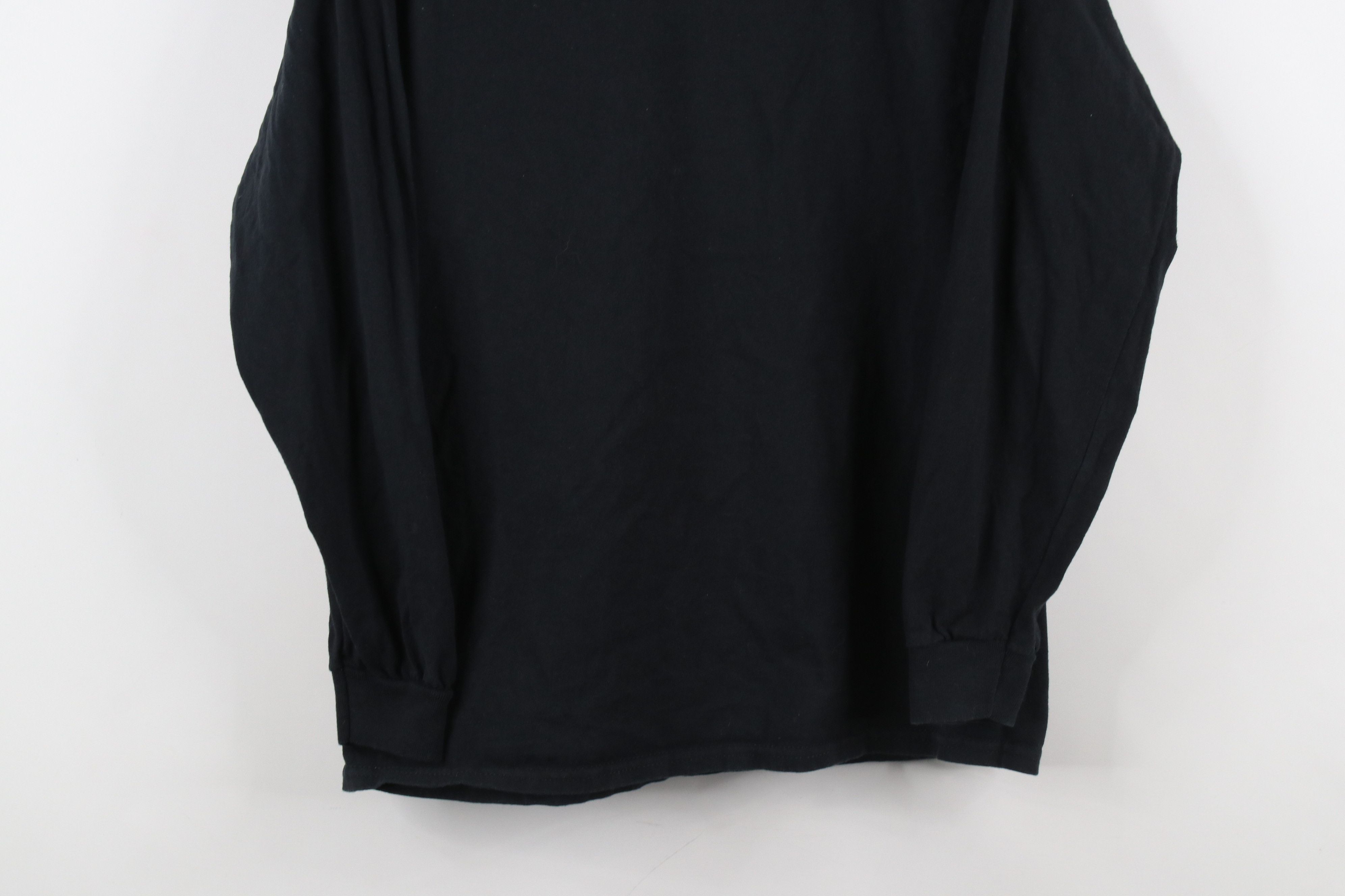 Vintage Vintage 90s Streetwear Long Sleeve T-Shirt Black Cotton Size US M / EU 48-50 / 2 - 3 Thumbnail