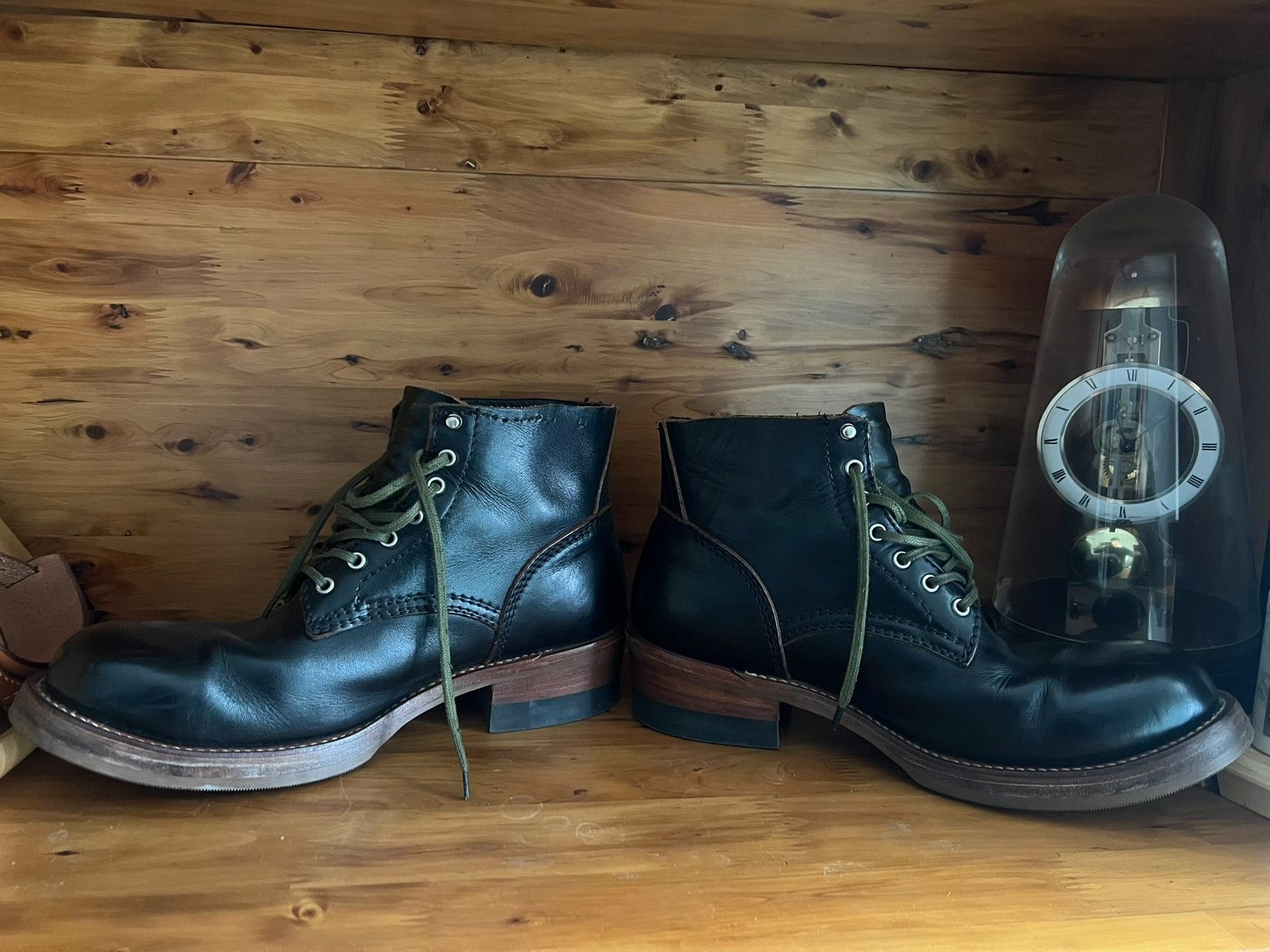 Addict Clothes Japan ADDICT CLOTHES Tea Core Leather Work Boots Size US 9 / EU 42 - 9 Thumbnail