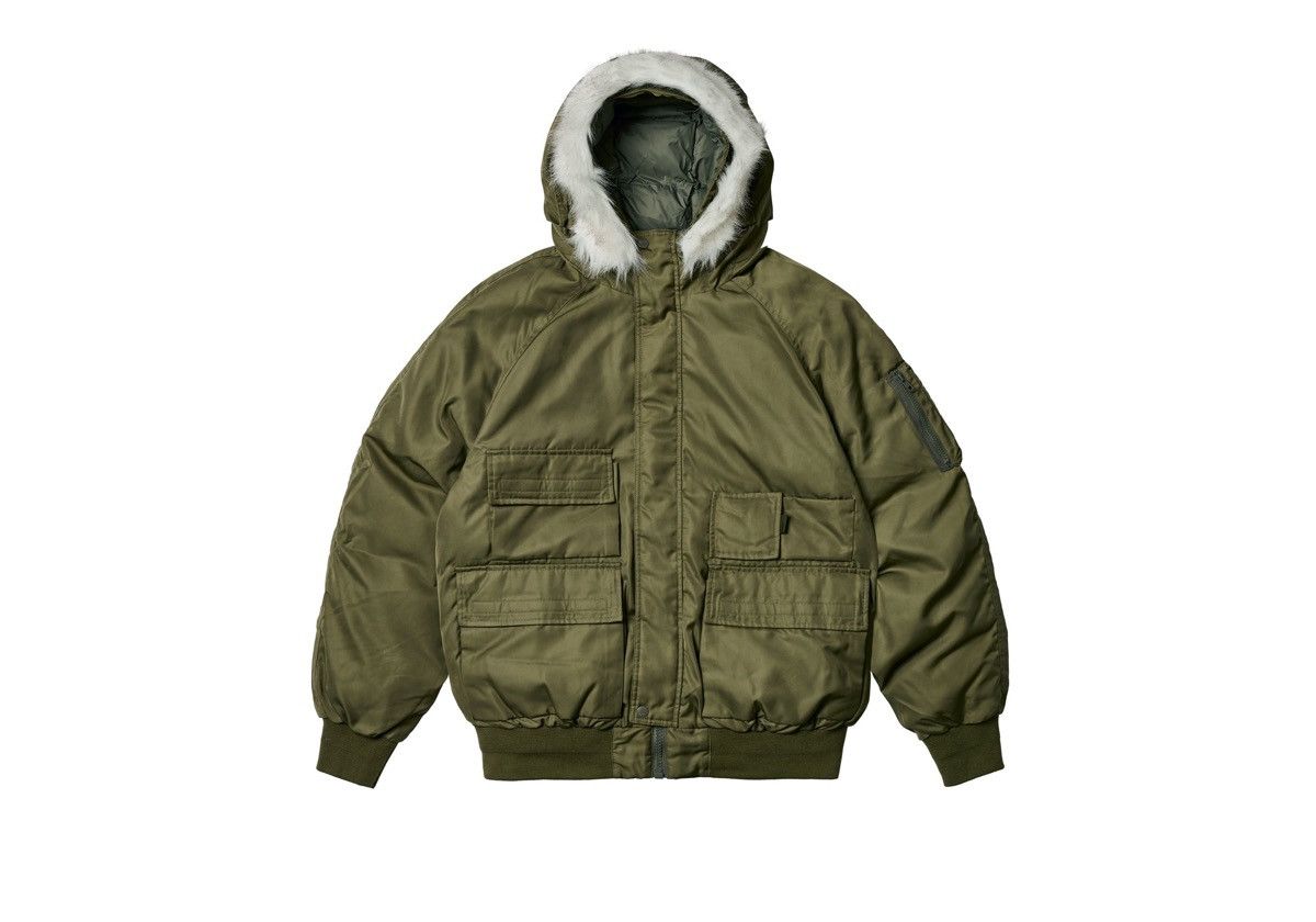 Palace Palace P2B Cargo Parka in Olive Men’s Size Large Faux Fur Size US L / EU 52-54 / 3 - 1 Thumbnail
