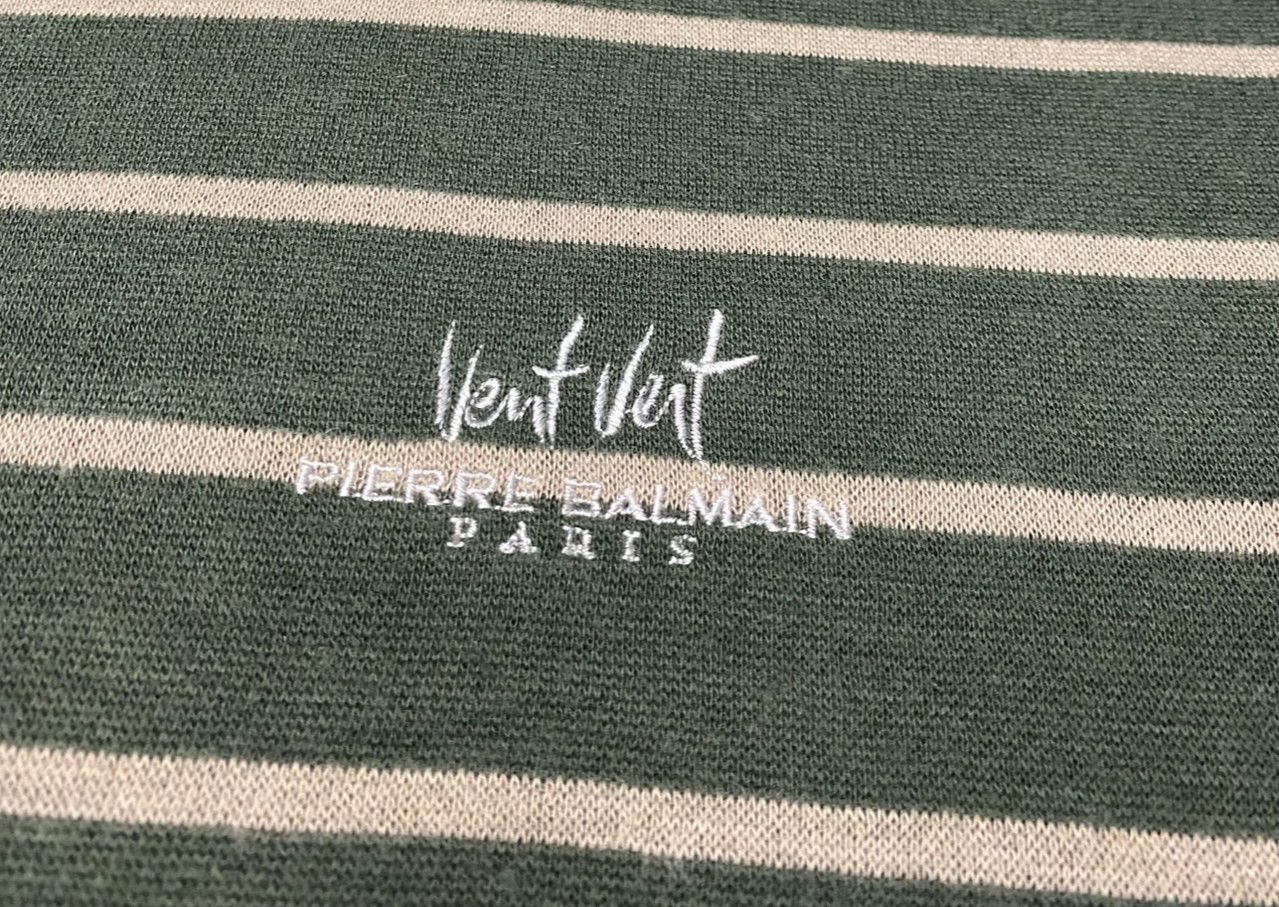 Pierre Balmain Vintage Vent Vent Pierre Balmain Paris Stripe Sweatshirt Size US L / EU 52-54 / 3 - 7 Thumbnail