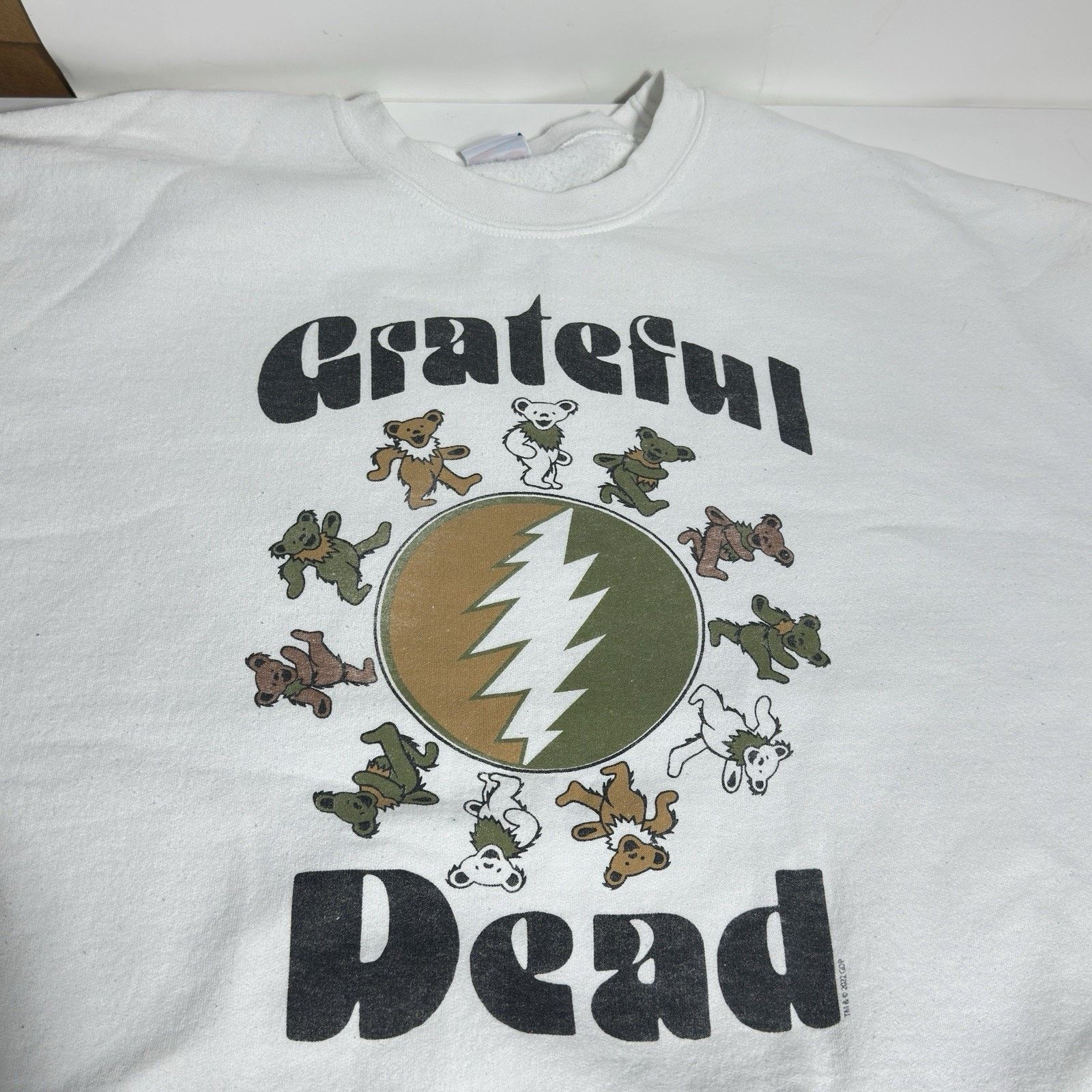 Junk Food Grateful Dead Bear Circle Sweatshirt Large Gray Junk Food Size US L / EU 52-54 / 3 - 11 Thumbnail