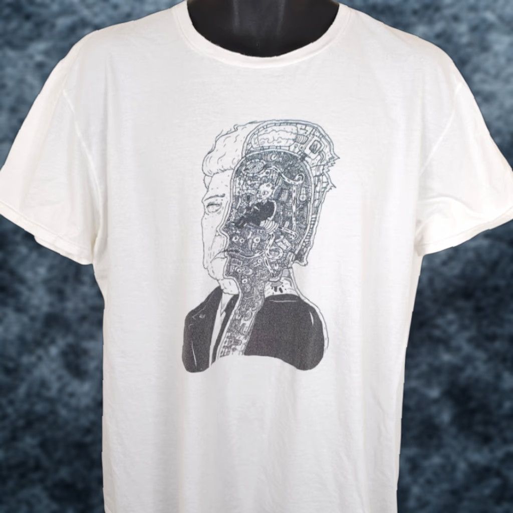 Anvil VINTAGE is not in original; Inside Drumpf T Shirt Mens Size XL White Alien Donald Trump President Size US XL / EU 56 / 4 - 1 Thumbnail