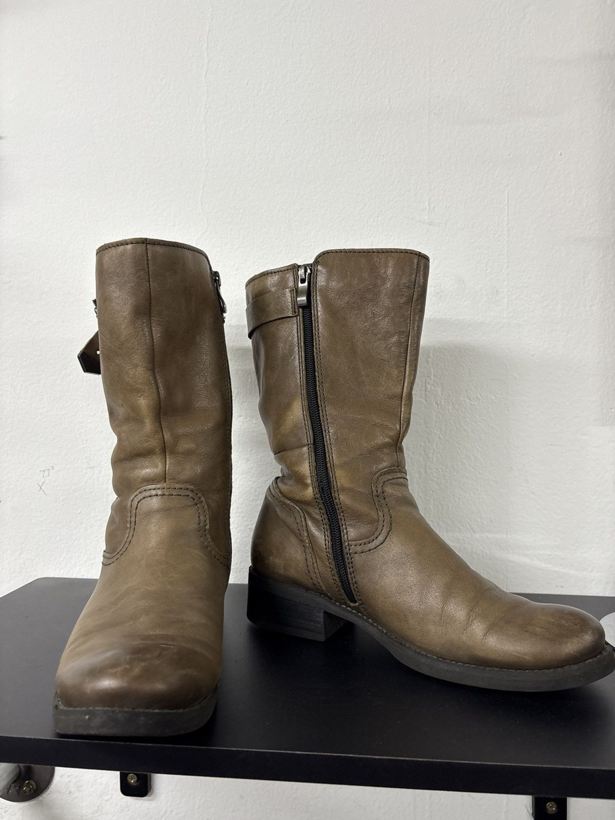 Alfredo Bannister Vintage Zipper Guidi Style Boots Size US 7.5 / EU 40-41 - 9 Thumbnail