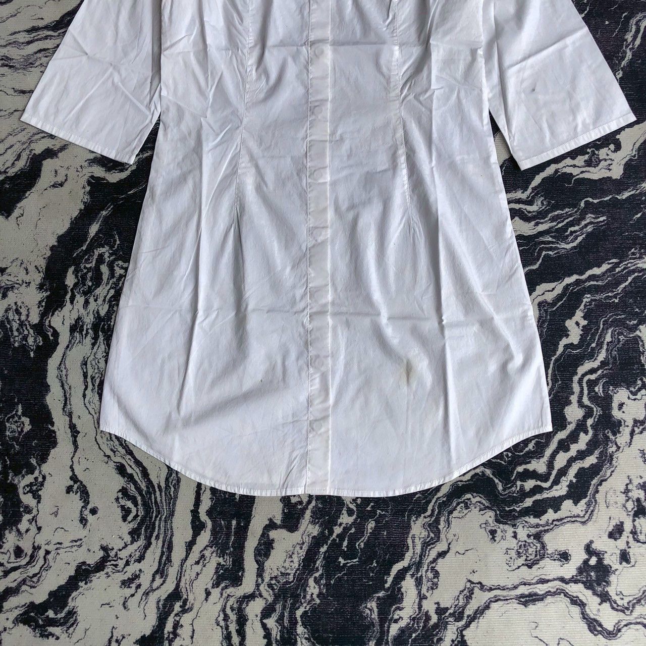 Jil Sander Jil Sander Mid-Lenght White Dress Size XS / US 0-2 / IT 36-38 - 6 Thumbnail