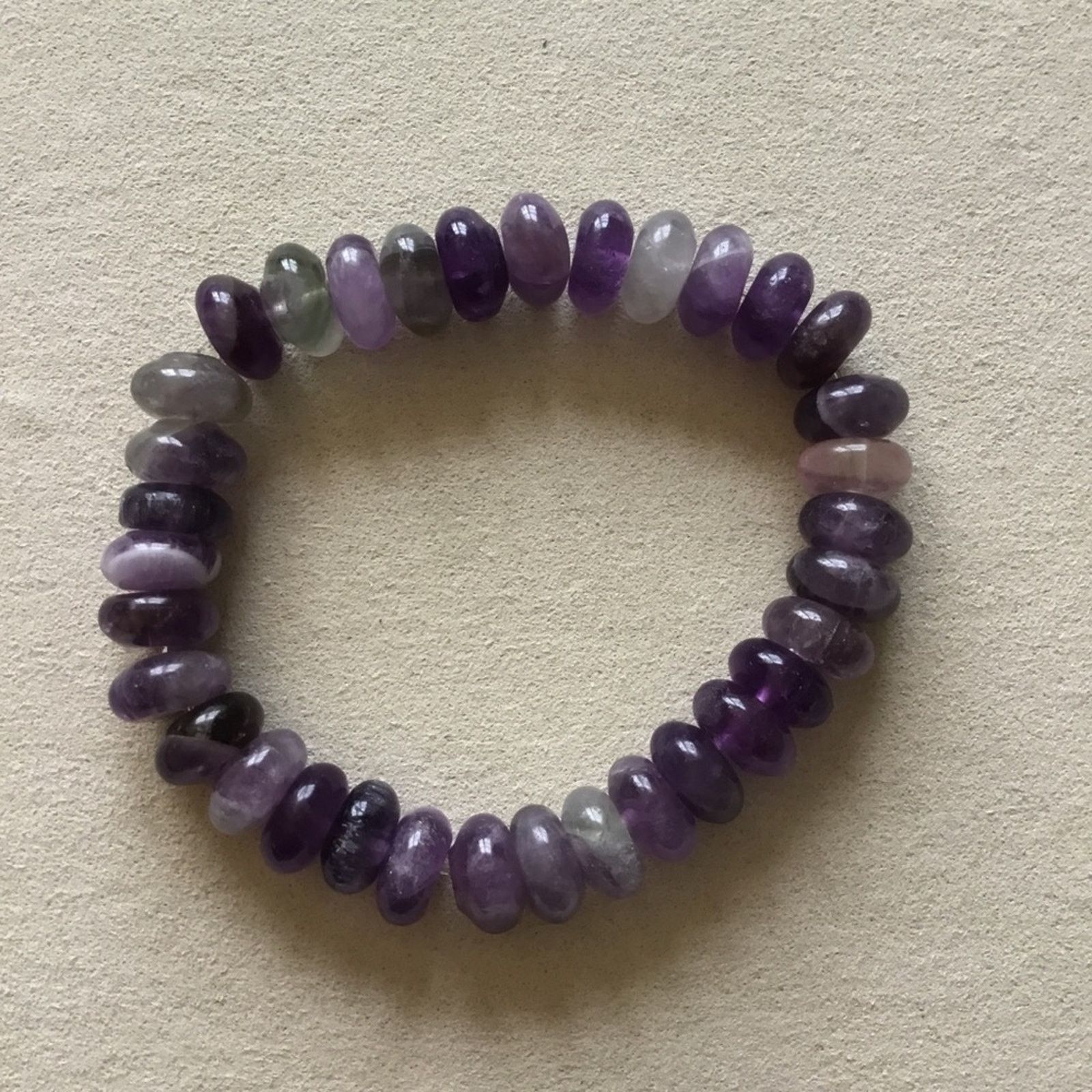 Other Rare Purple Beads Bracelet Size ONE SIZE - 1 Thumbnail
