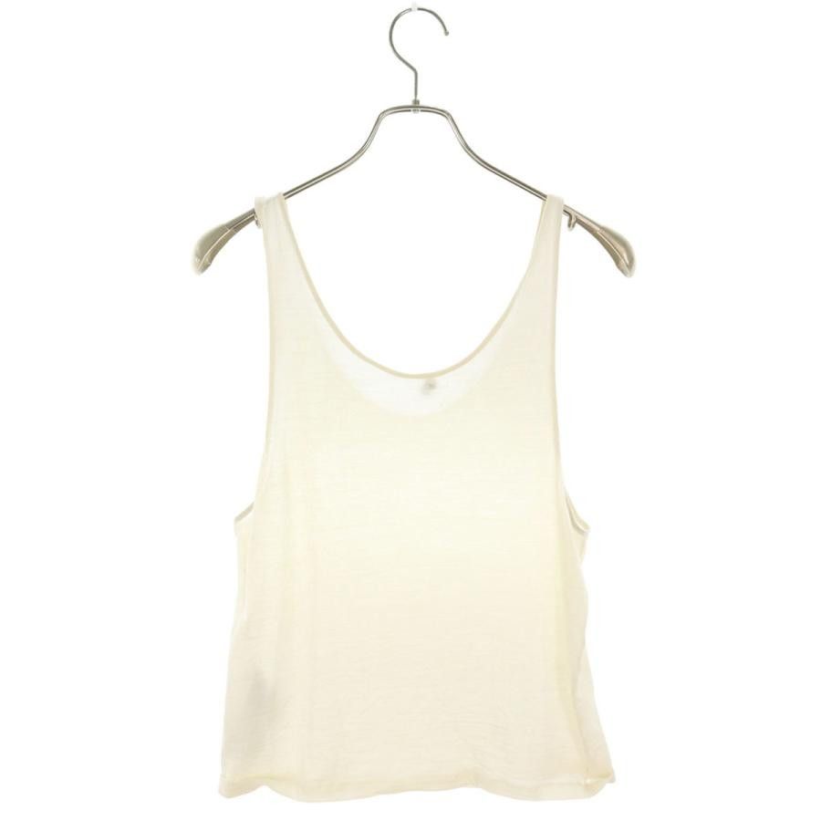 Saint Laurent Paris o1bcso1str0924 Cassandre Tank Top in White Size US M / EU 48-50 / 2 - 1 Preview