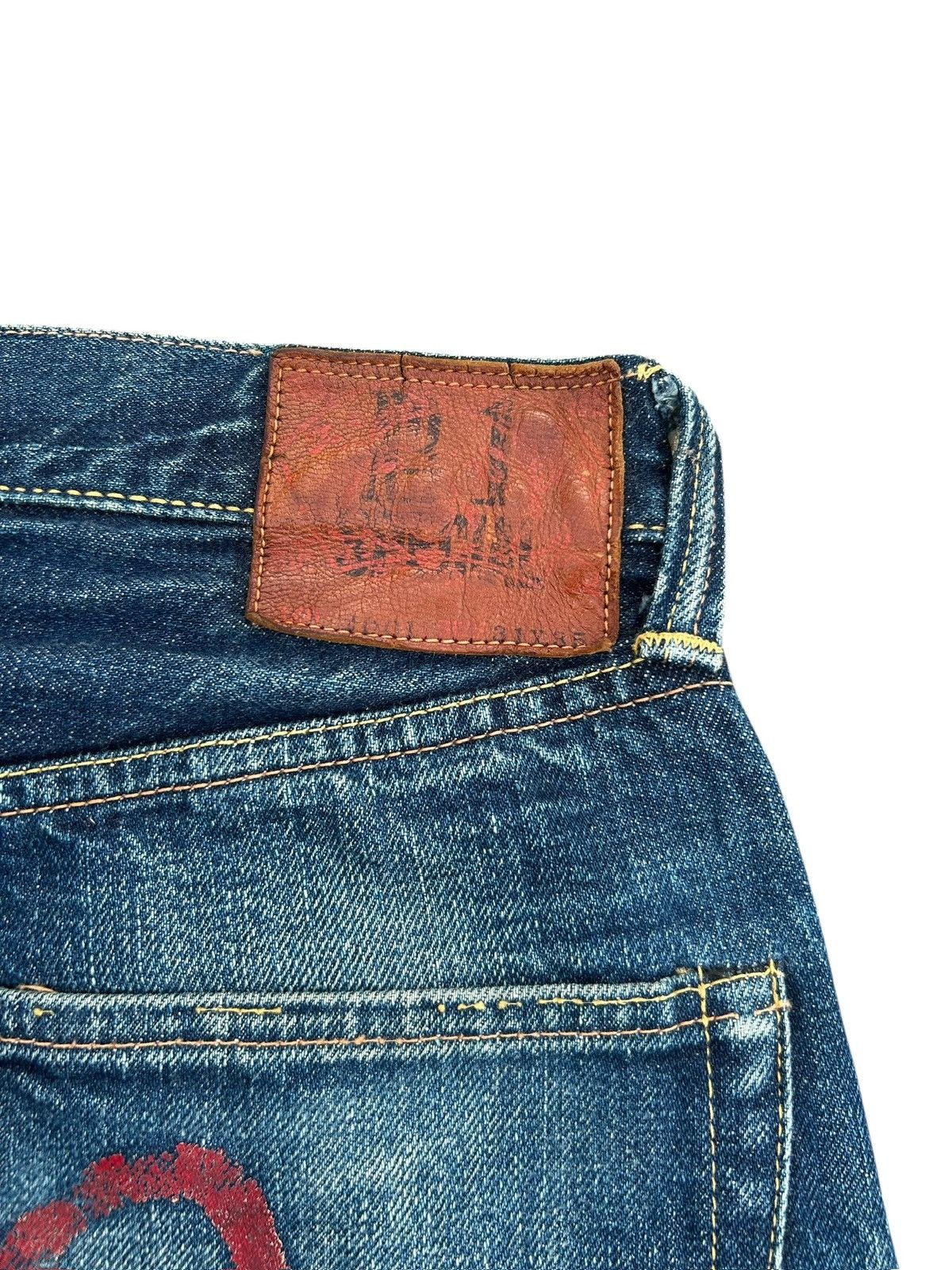 Kapital Vintage Evisu Selvedge No1 Special Distressed Denim Jeans Size US 28 / EU 44 - 5 Thumbnail