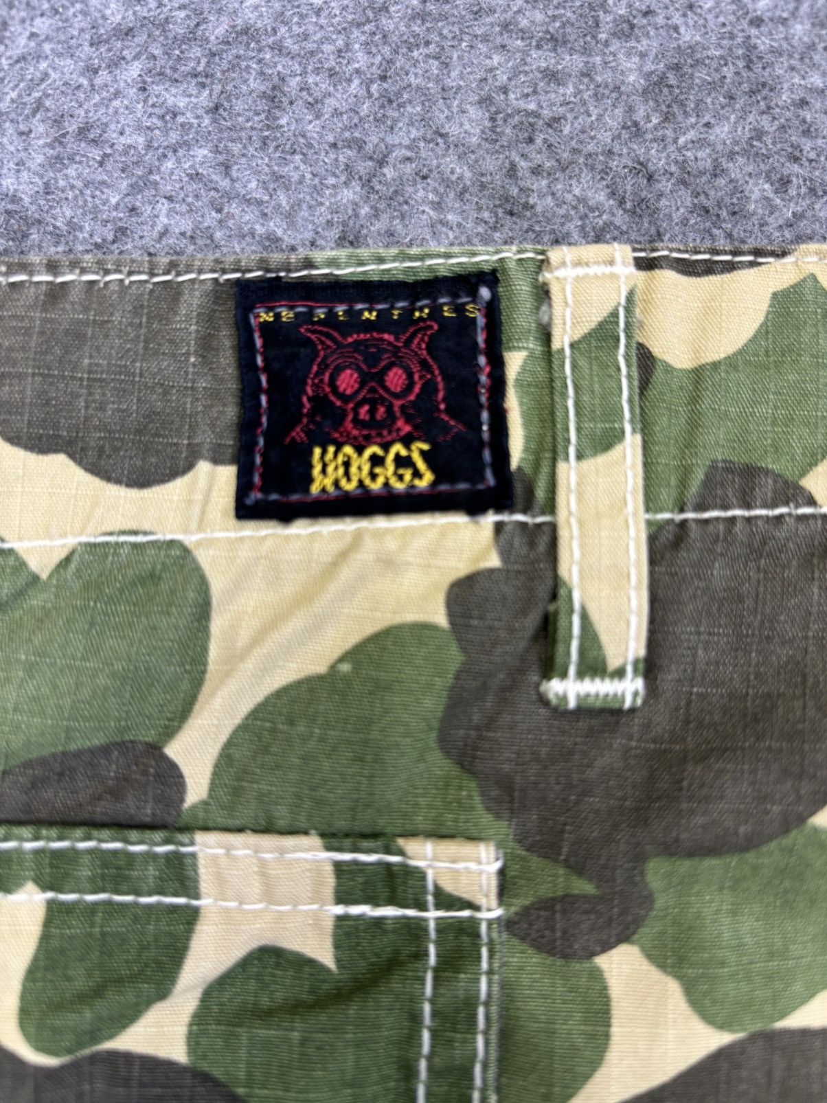 Needles HOGGS by NEPENTHES USA Japan Camo Baggy Monkey Pant F897 Size US 32 / EU 48 - 13 Thumbnail
