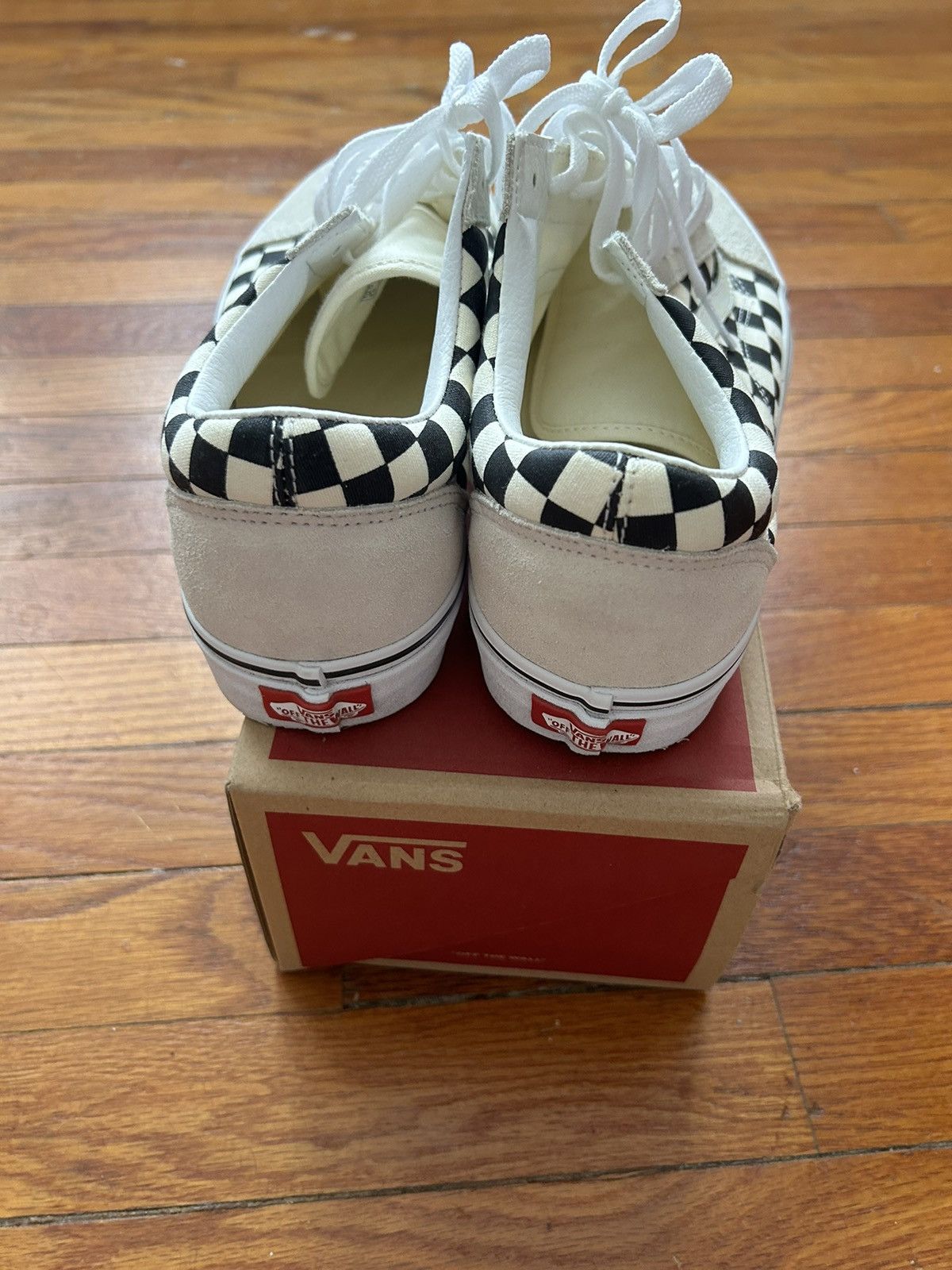 Vans Vans old school checkerboard cream Size US 10 / EU 43 - 3 Thumbnail