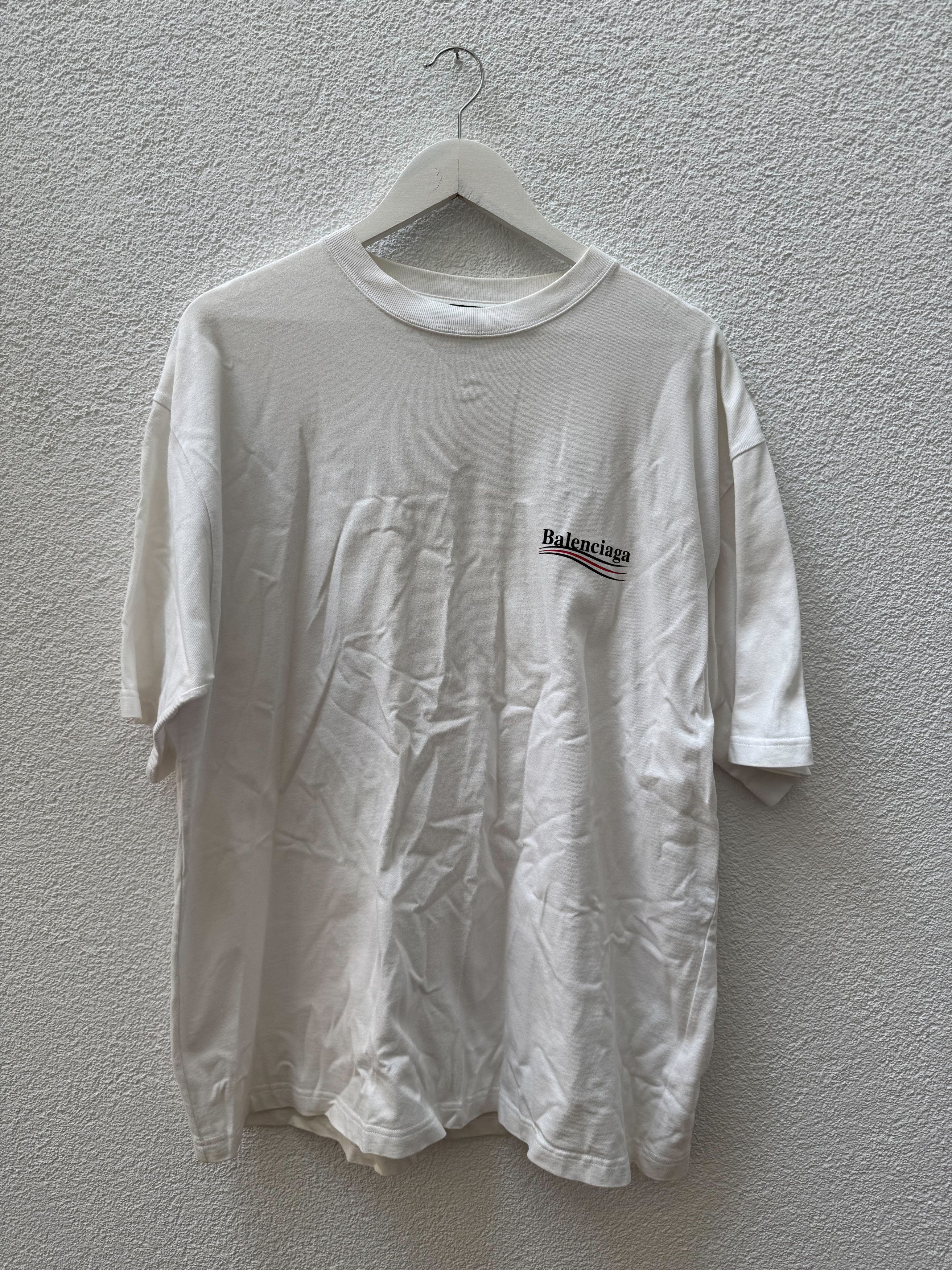 Balenciaga 2017 Balenciaga Campaign Tee - White Size US L / EU 52-54 / 3 - 1 Thumbnail