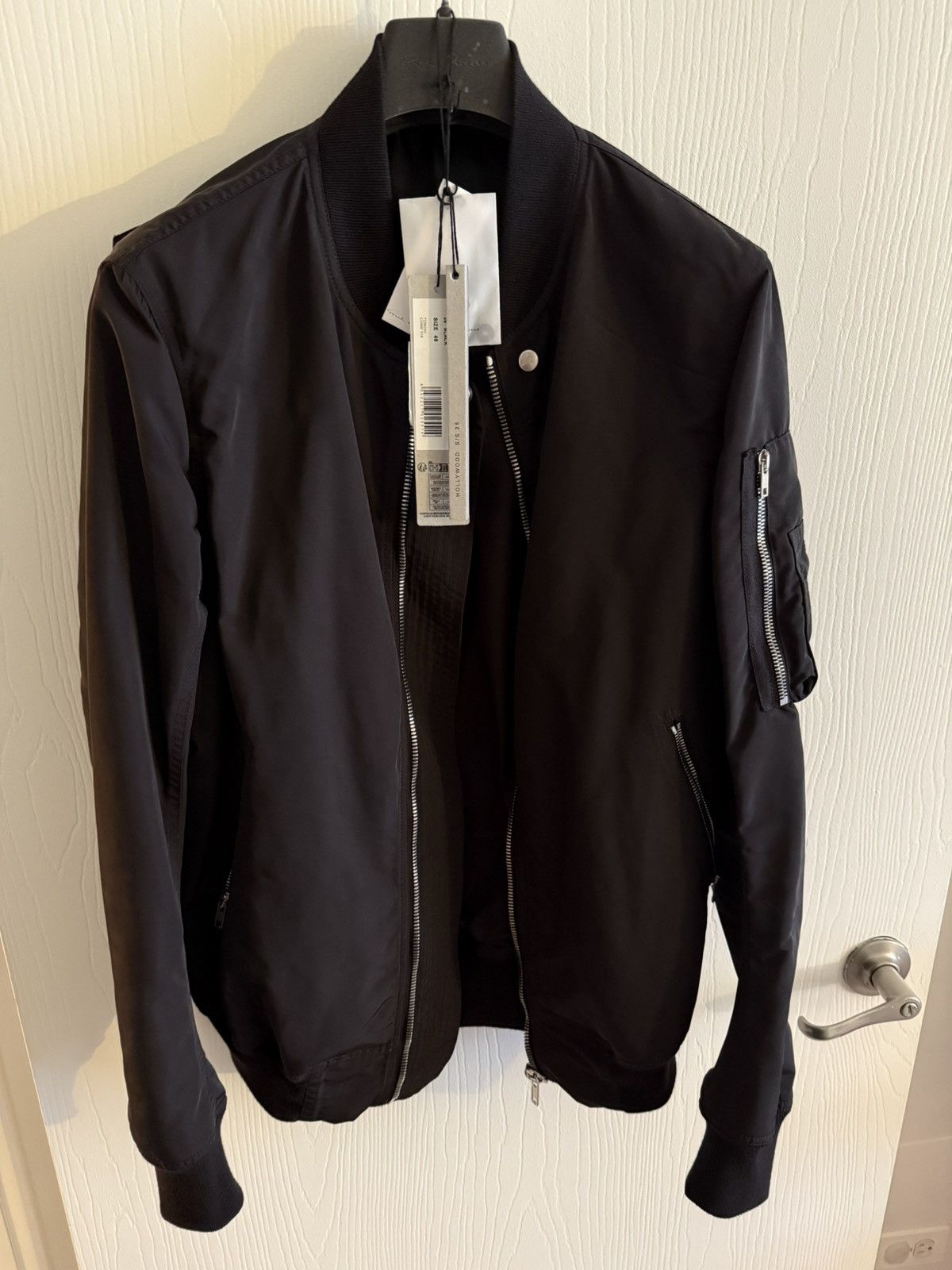 Rick Owens HOLLYWOOD S/S 25 CLASSIC FLIGHT BOMBER JACKET Size US M / EU 48-50 / 2 - 1 Thumbnail