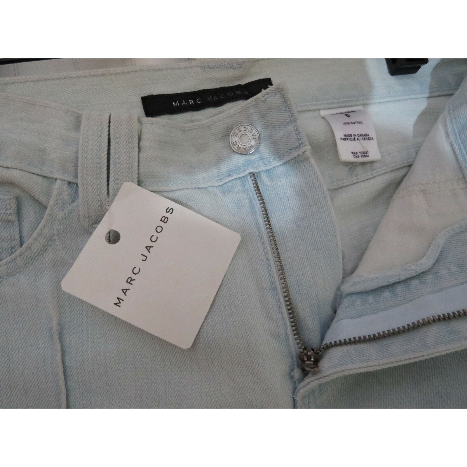 Marc Jacobs MARC JACOBS LIGHT STRAIGHT LEG DENIM COTTON PANTS JEANS 6 Size 28" / US 6 / IT 42 - 3 Thumbnail