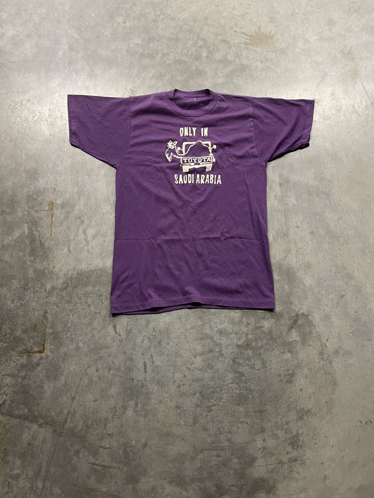 Vintage Toyota Only In Saudi Arabia Camel T Shirt