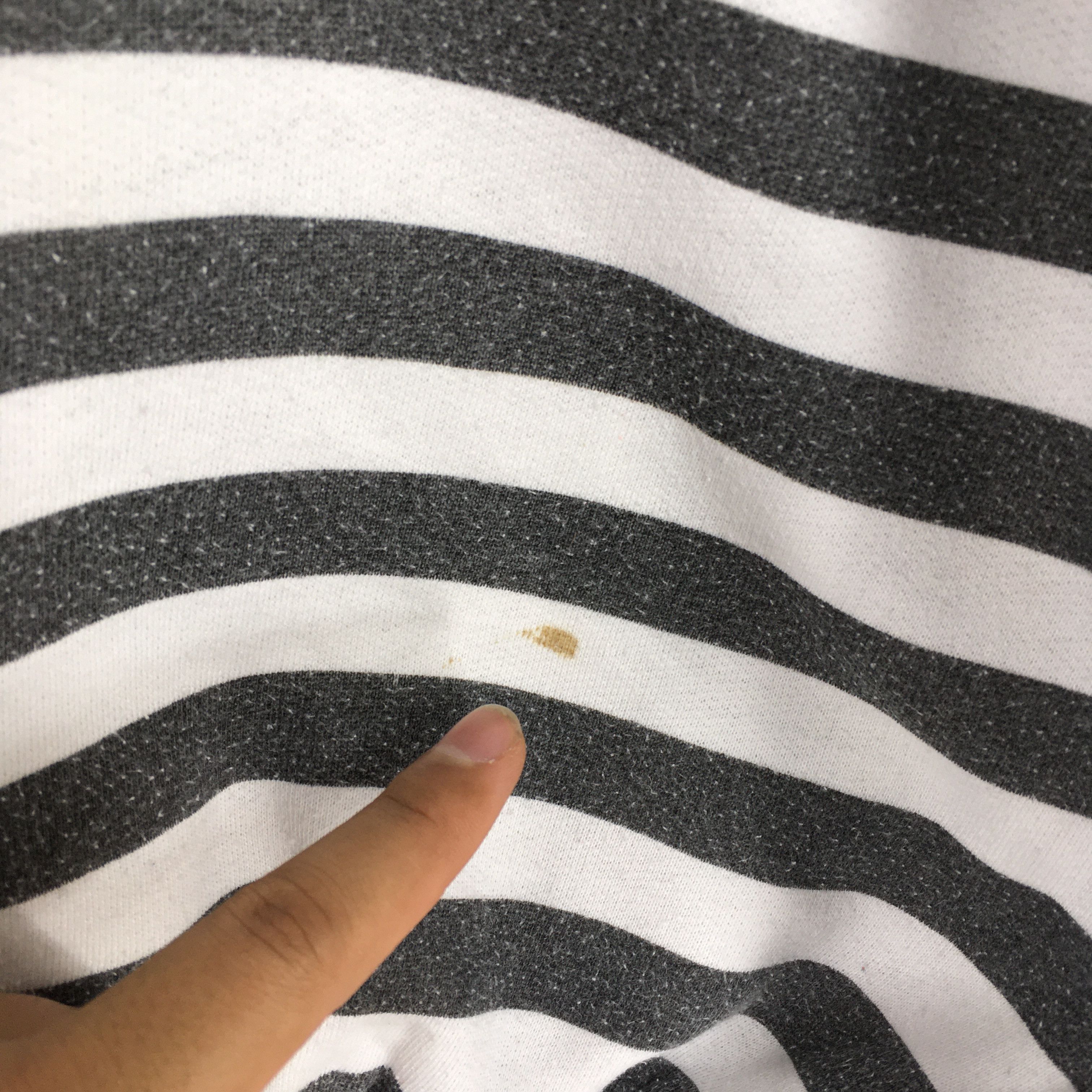 Vintage Vintage 90's Black + White Stripes Sweatshirt Medium Size US M / EU 48-50 / 2 - 6 Thumbnail