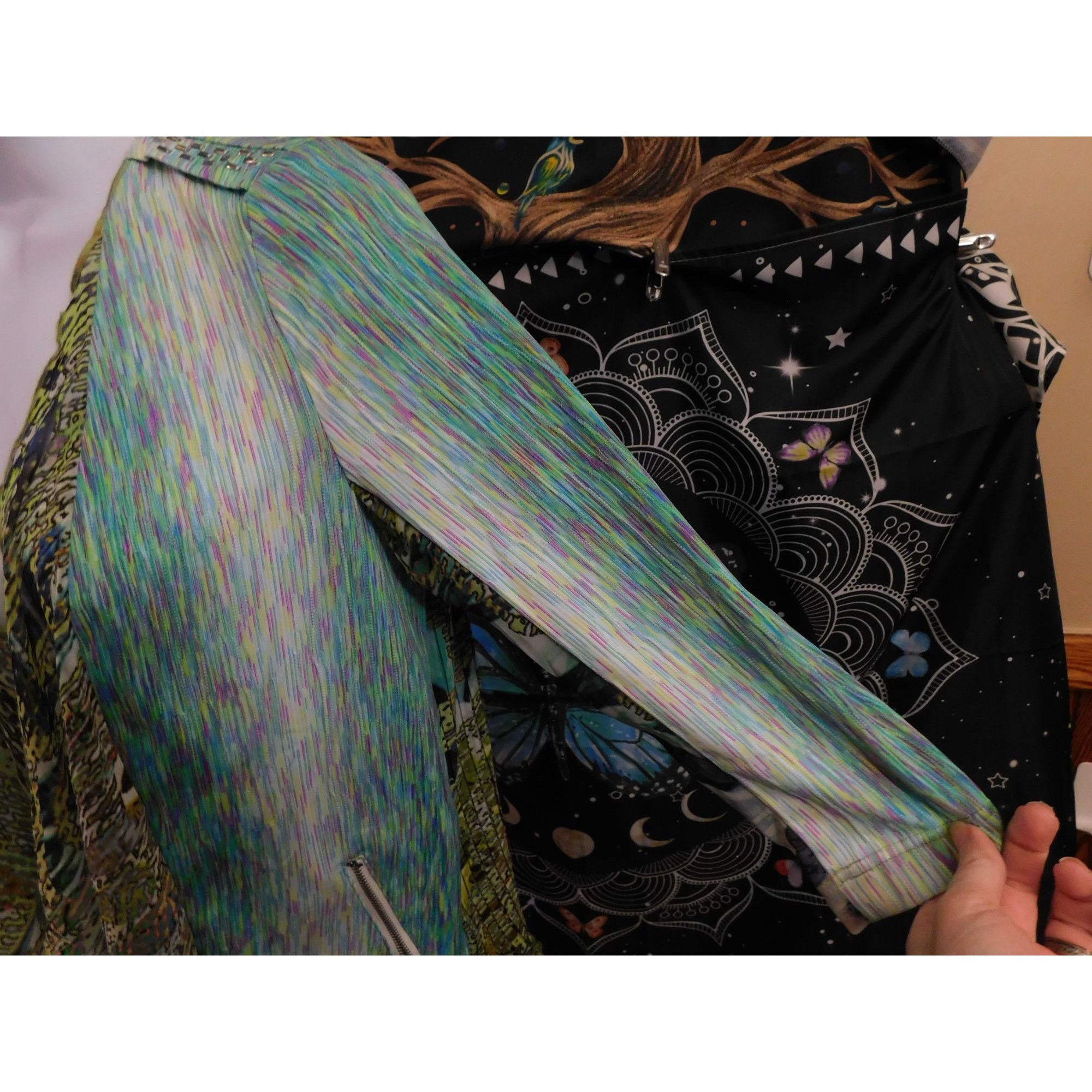 Other Vintage 90s Alberto Makali Rainbow Mermaidcore Animal Print Size M / US 6-8 / IT 42-44 - 8 Thumbnail