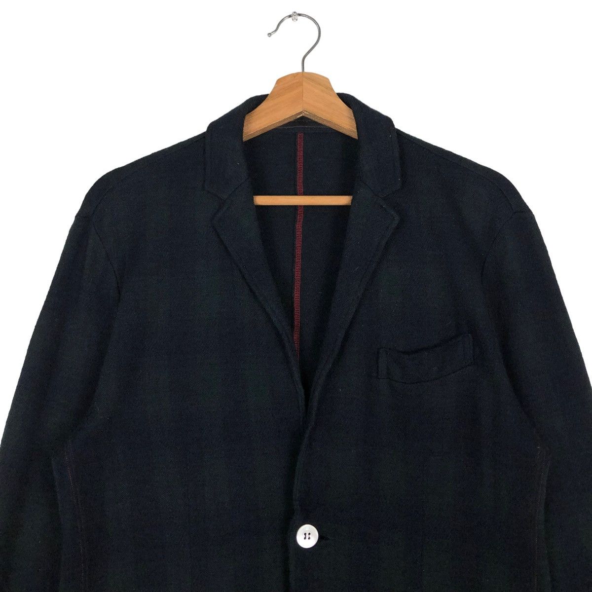 Issey Miyake 🔥VINTAGE WORK WOOL JACKET CHORE PICCOLO JAPAN Size US M / EU 48-50 / 2 - 3 Thumbnail