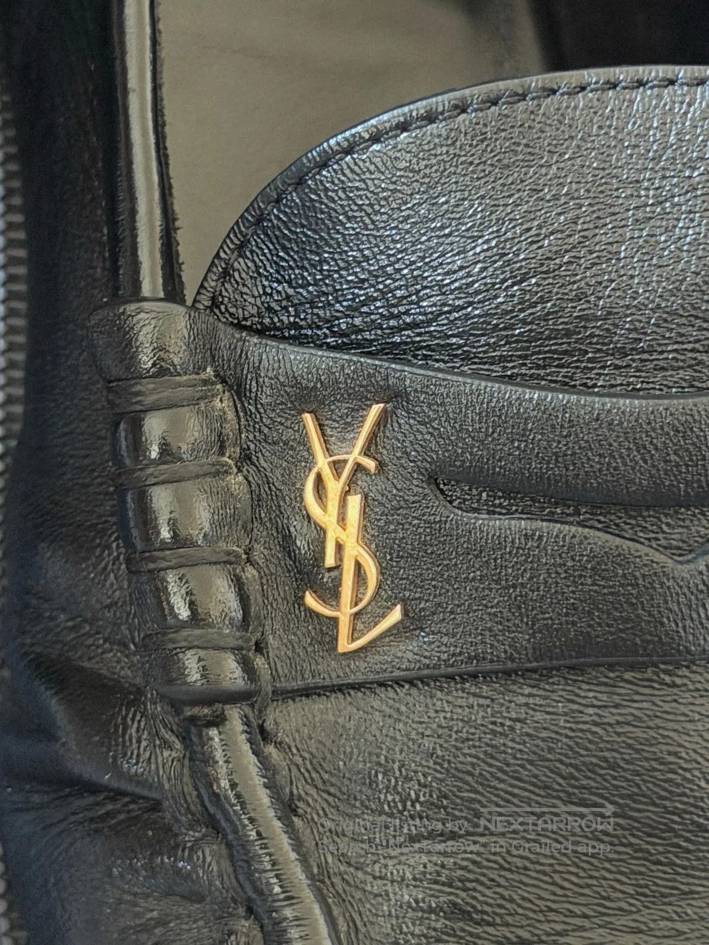 Yves Saint Laurent YSL Eel Skin Loafers. Size US 6 / IT 36 - 7 Thumbnail