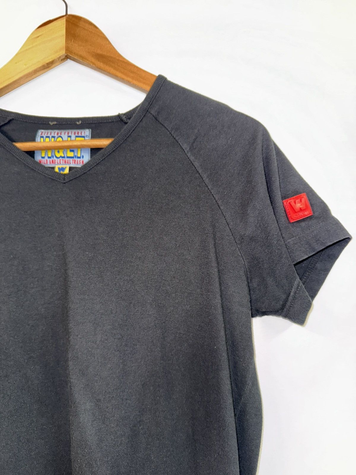 Walter Van Beirendonck W&LT one sleeve asymmetrical T-Shirt Size US L / EU 52-54 / 3 - 2 Thumbnail
