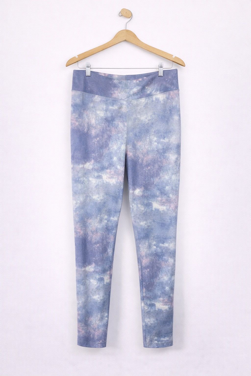 GU GU Active Blue Tie-Dye Leggings – Stretch Fitness Yoga Pants Size 26" / US 2 / IT 38 - 1 Thumbnail