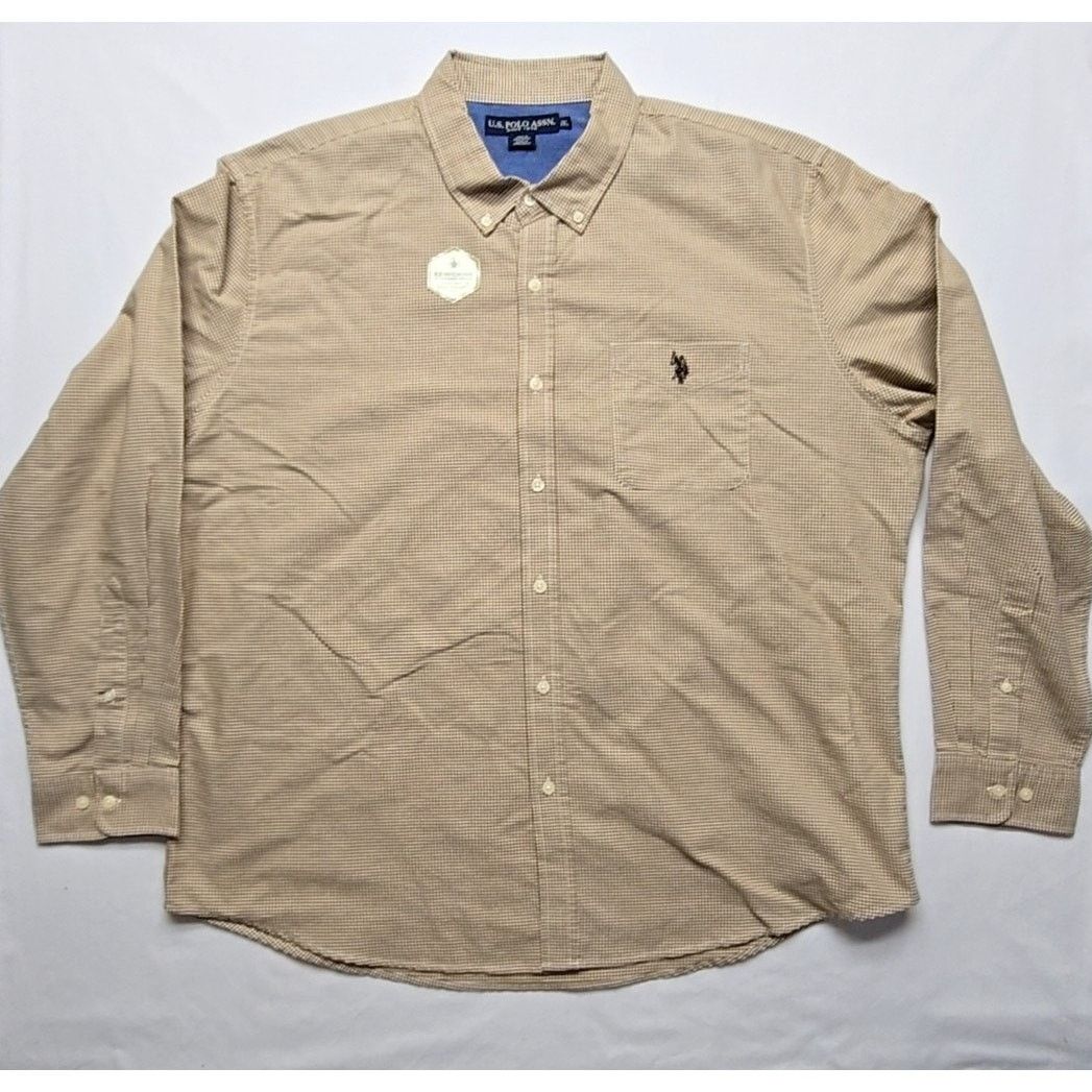 U.S. Polo Assn. U.S. Polo Assn. Button Down Checkered Long Sleeve 2XL Shirt Size US XXL / EU 58 / 5 - 1 Thumbnail