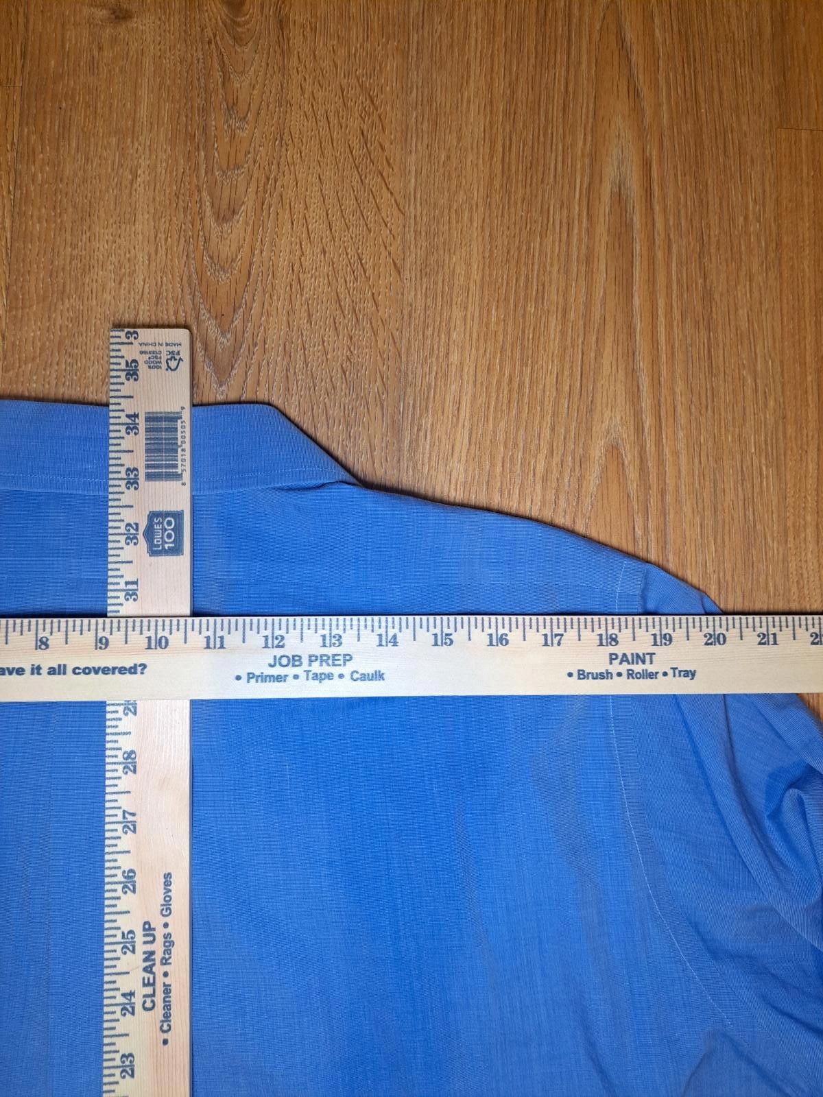 Brooks Brothers Brooks Brothers Dress Shirt 17-36 XL Blue Cotton Non Iron Size 44R - 8 Thumbnail