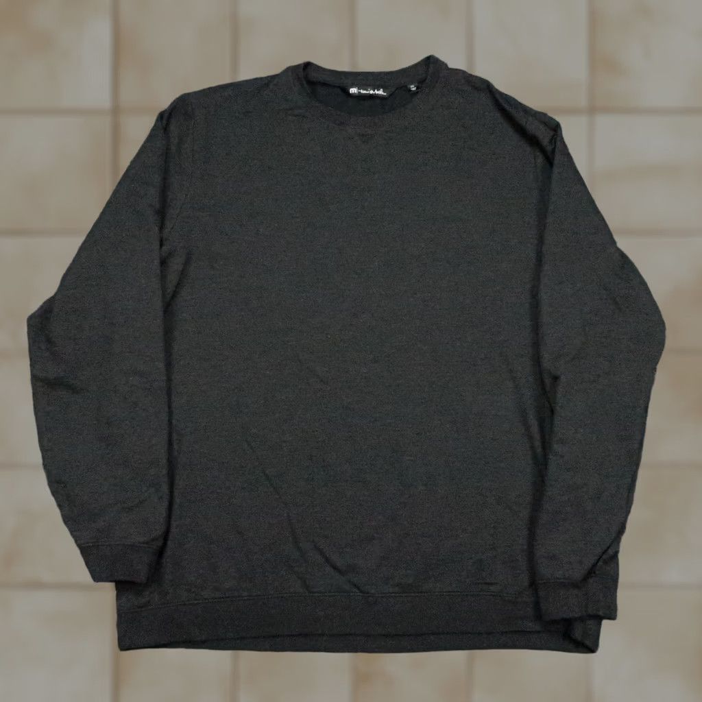 TravisMathew Travis Mathew Sweater Mens 2XL Gray Pullover Crewneck Jumper Classic Solid Pattern Size US XXL / EU 58 / 5 - 1 Thumbnail
