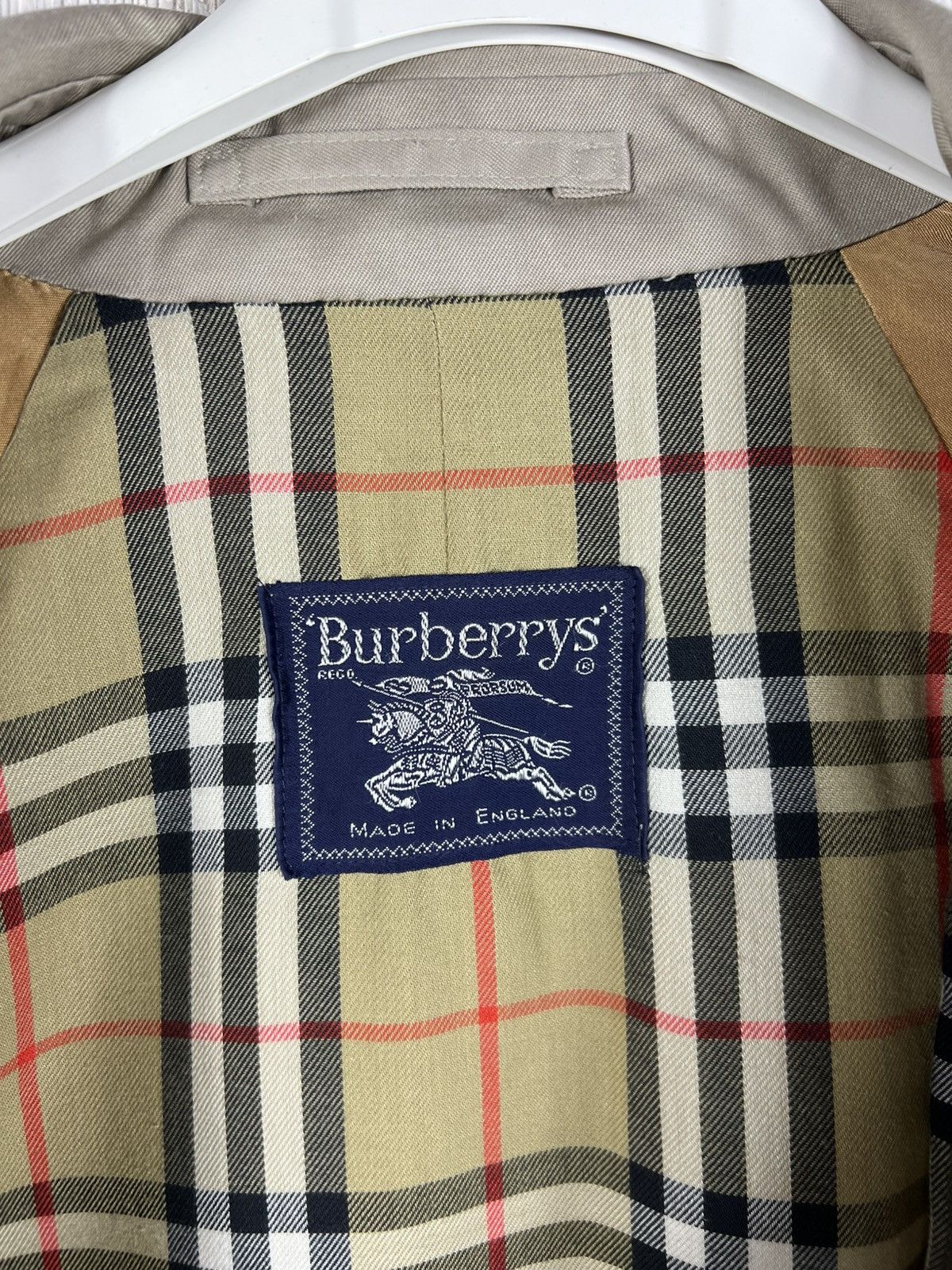 Burberry Vintage Burberrys London long trench coat parka nova checked Size US L / EU 52-54 / 3 - 22 Thumbnail
