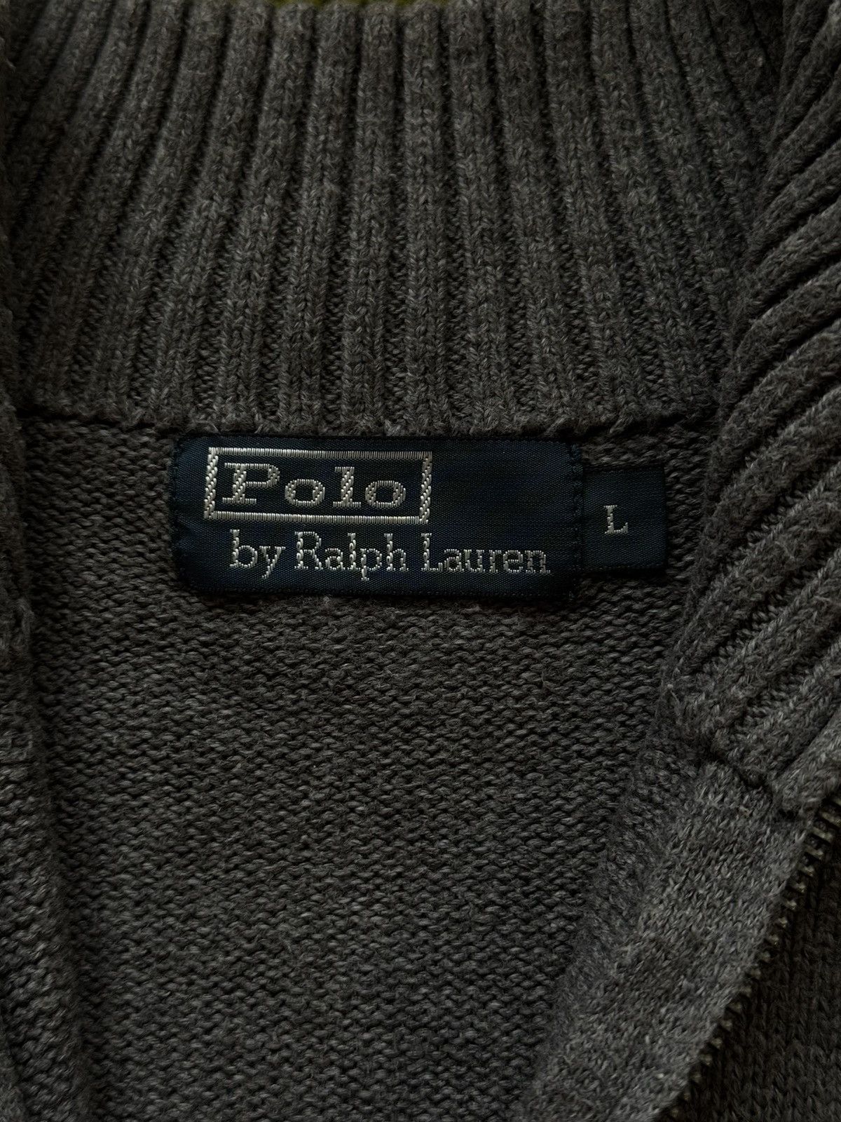 Polo Ralph Lauren Polo Ralph Lauren 2000s vintage 1/3 zip cotton sweater Size US L / EU 52-54 / 3 - 4 Thumbnail
