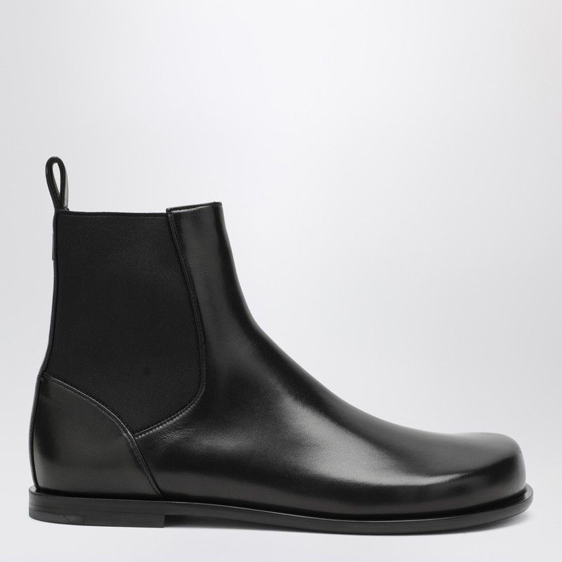 Fendi Black Ff Squared Chelsea Boots