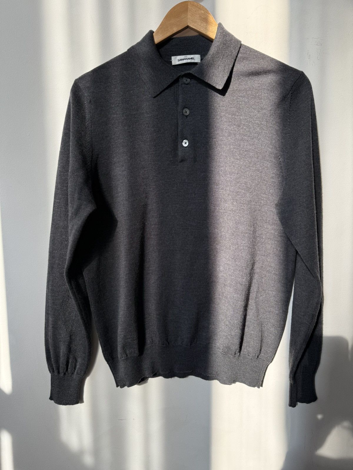 Stoffa Saman Amel Wool Polo Size US M / EU 48-50 / 2 - 2 Thumbnail