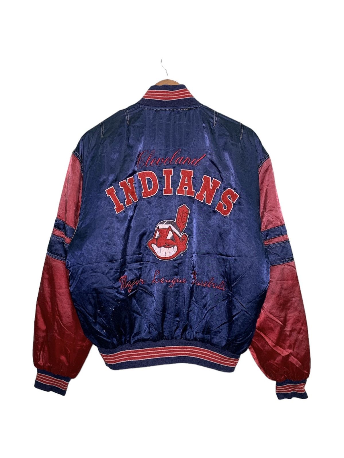 Mirage Vintage MLB Cheveland Indians M Mirage Bomber Jacket | Grailed