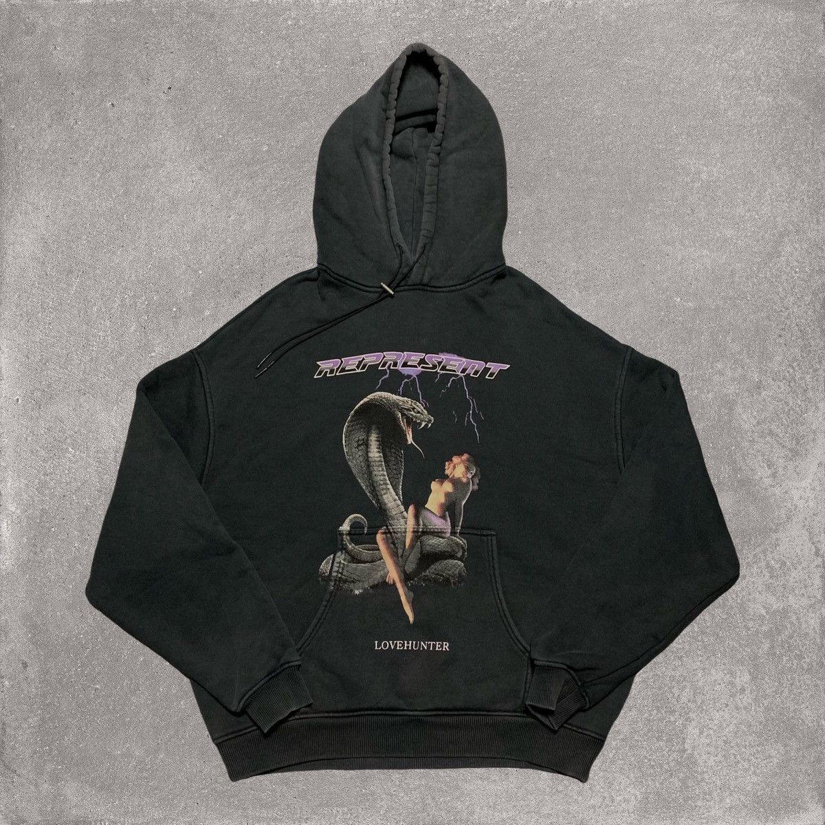 Represent Clo. Represent Large Love Hunter Vintage Black Hoodie Size US L / EU 52-54 / 3 - 1 Thumbnail