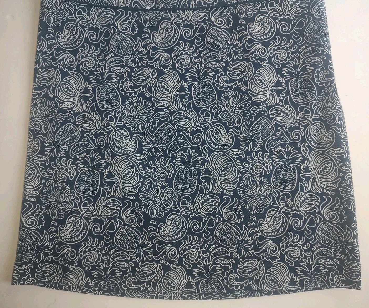 Vineyard Vines Vineyard Vines Margo Skirt Pineapple Paisley Lined White 6 Size 28" / US 6 / IT 42 - 4 Thumbnail