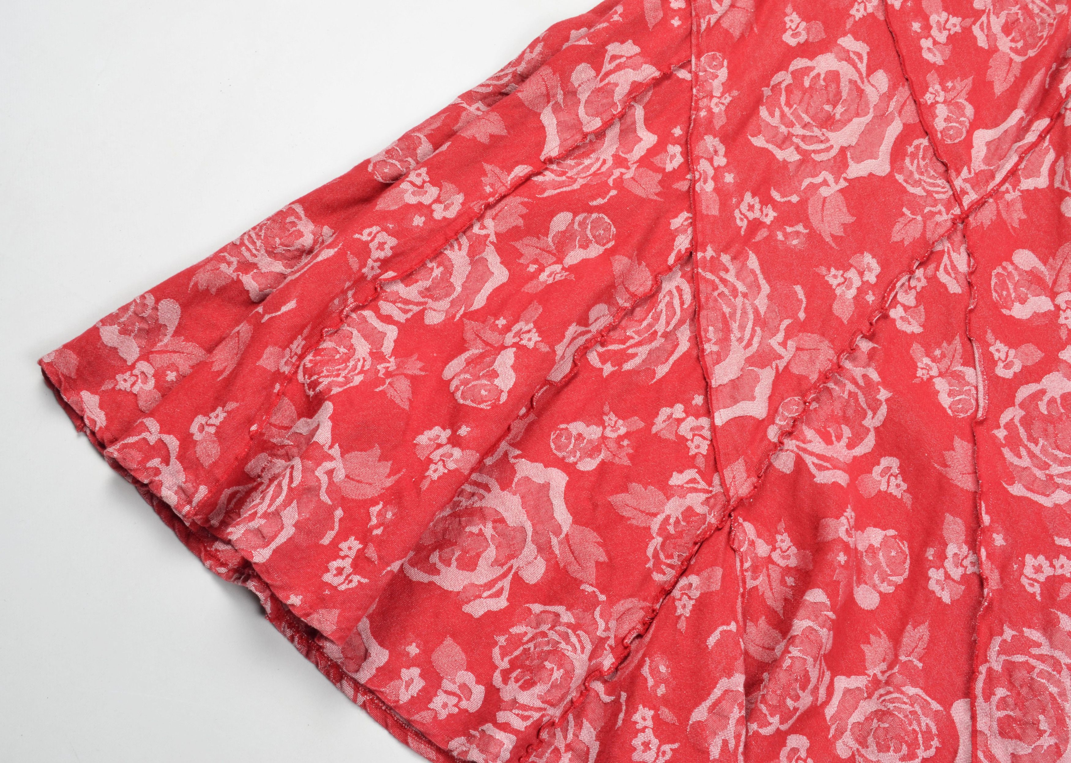 Vintage Vintage Per Una Y2K Fairy Floral Mermaid Skirt Size 29" - 6 Thumbnail