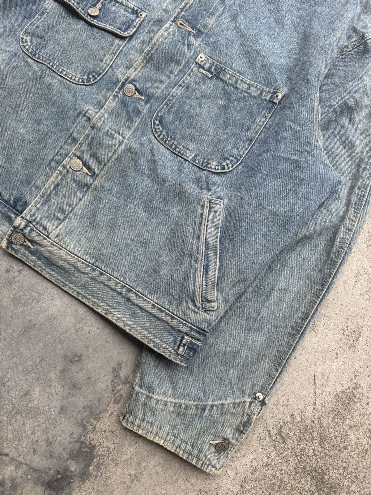 RRL Ralph Lauren × Ralph Lauren × Vintage Vintage RRL corduroy collar denim jacket ralph lauren Size US XL / EU 56 / 4 - 5 Thumbnail
