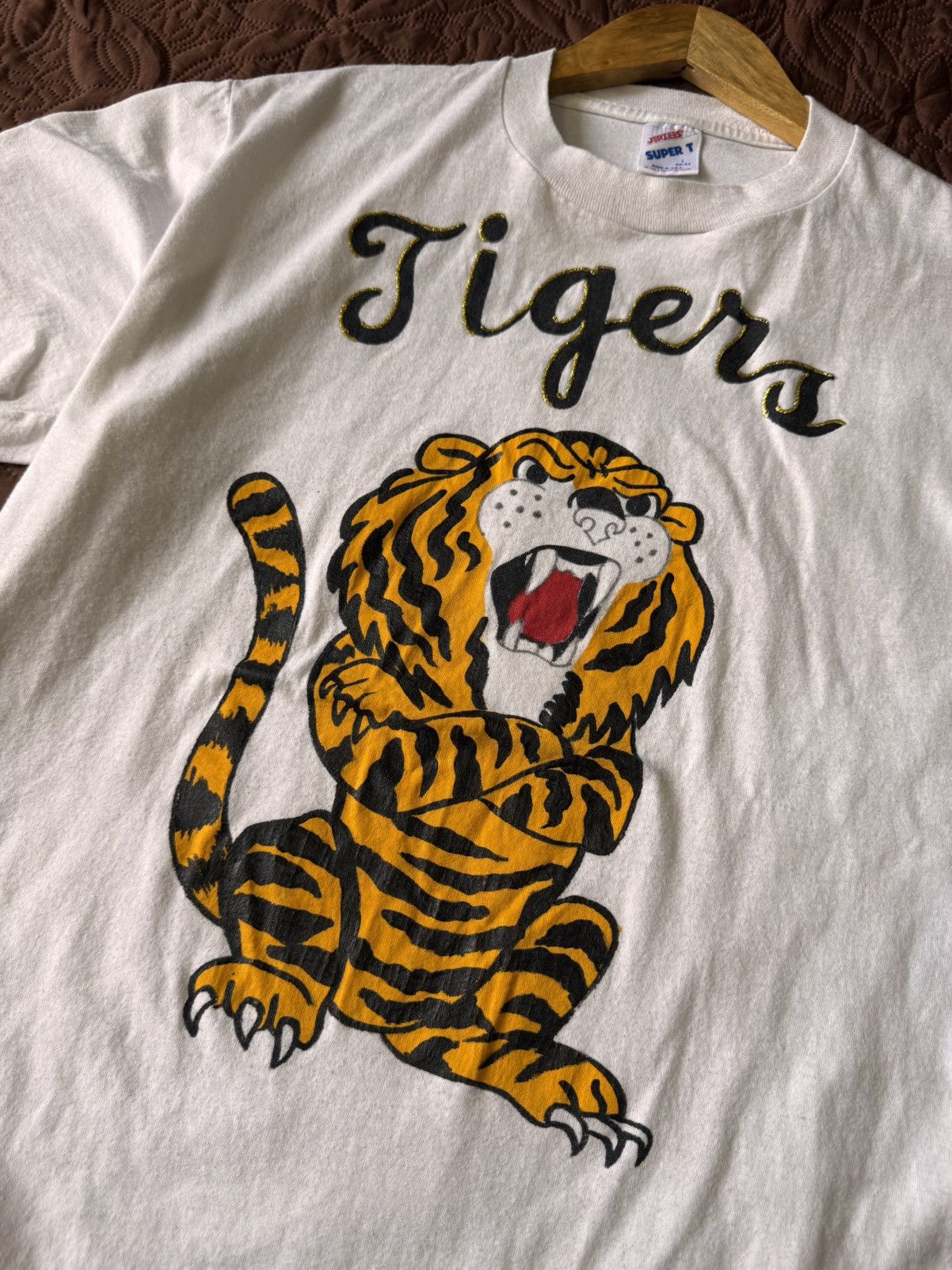 Other Vintage 90s graphic design tiger japan hand paint Size US L / EU 52-54 / 3 - 3 Thumbnail