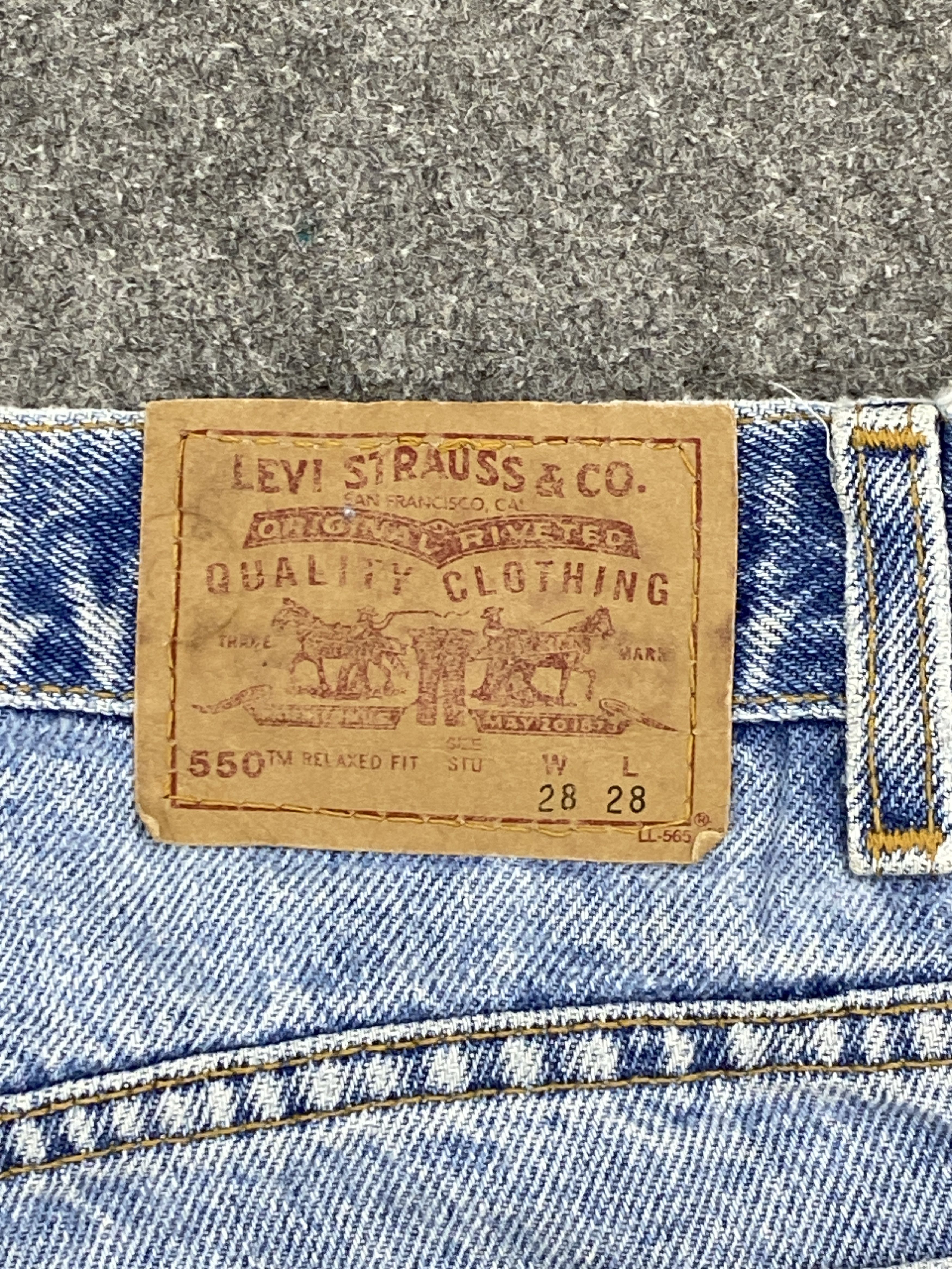 Levi's Vintage 90s Levi's 550 Student Jeans DP2689 Size US 37 - 5 Thumbnail