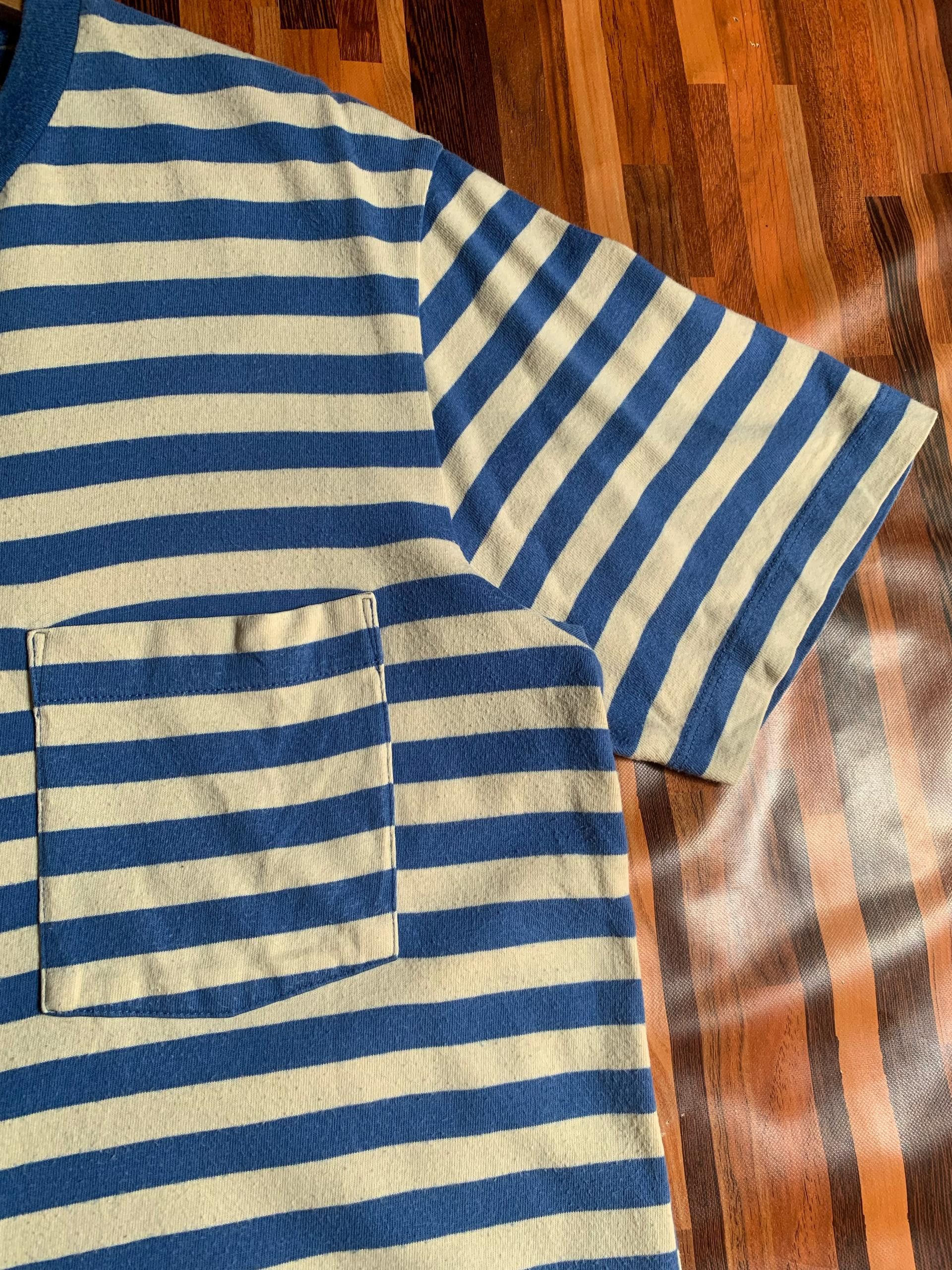 Vintage E3-13 J.W. Anderson x Uniqlo Split Striped T-shirt Size US M / EU 48-50 / 2 - 4 Thumbnail